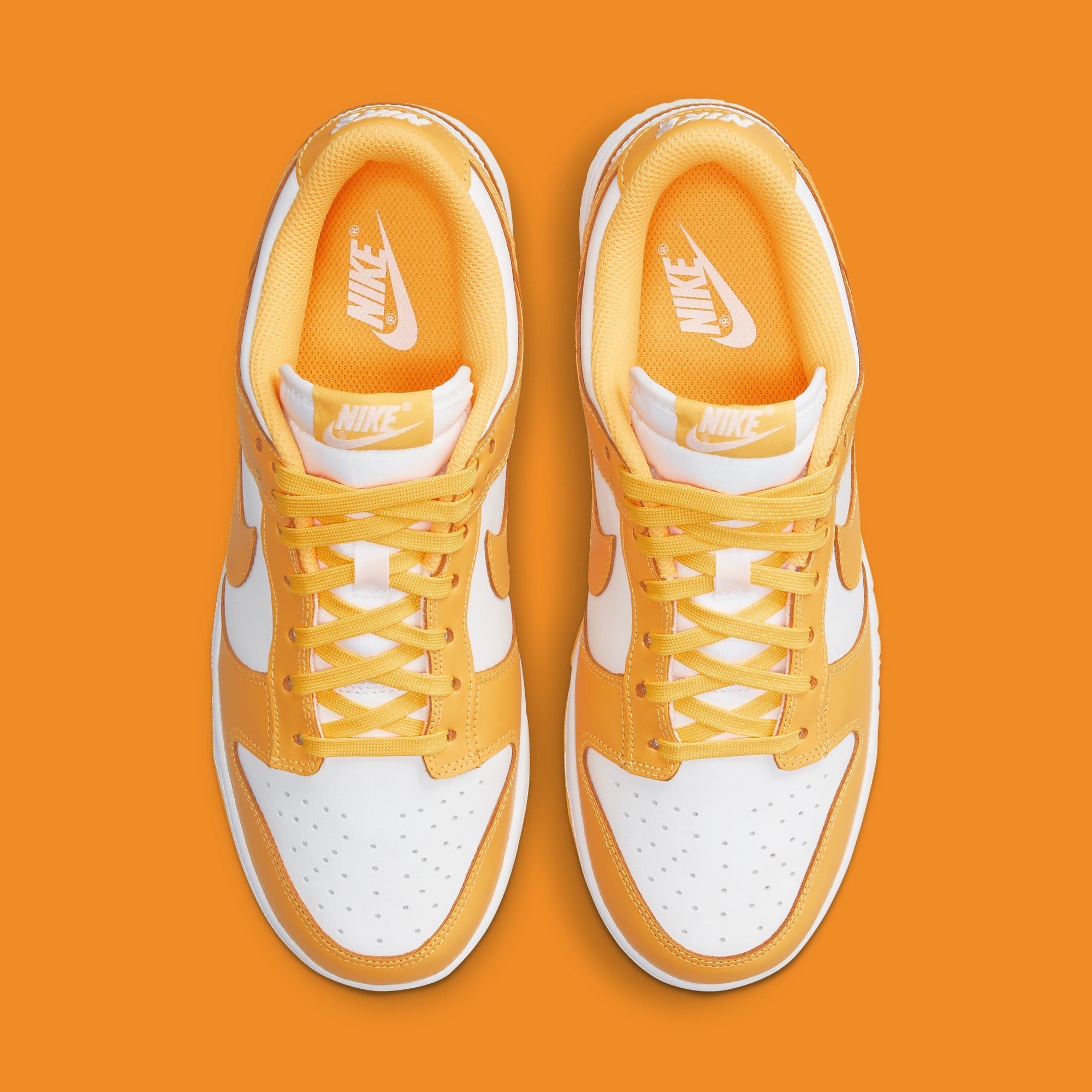 laser orange dunk low womens