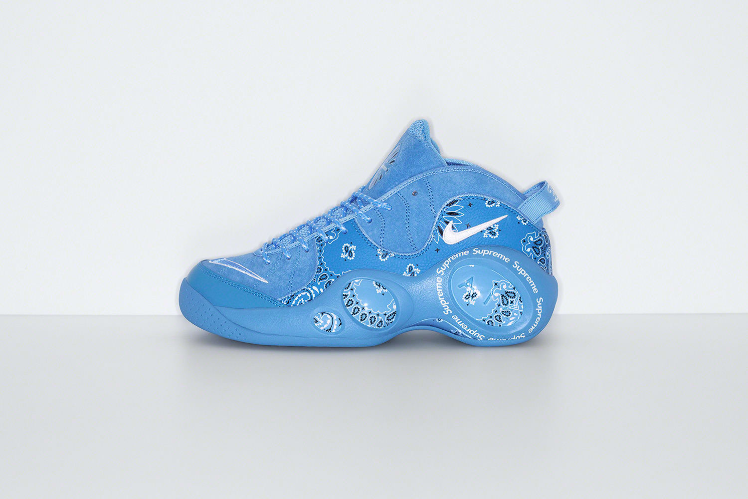Supreme x Nike Air zoom Flight 95 (Blue Lateral)