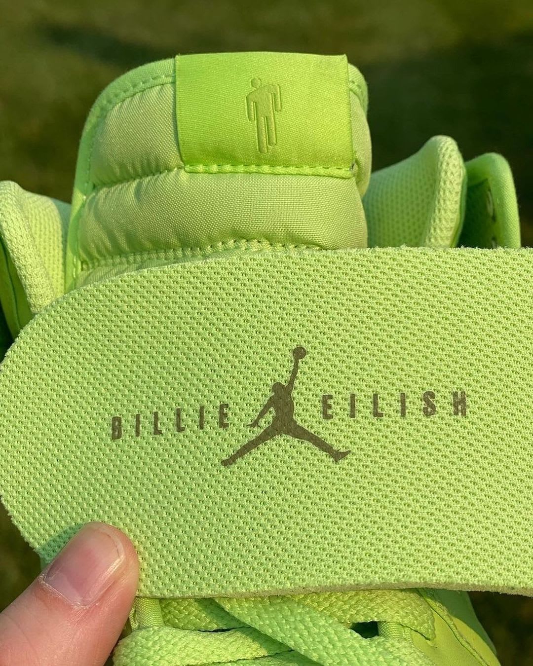 Billie Eilish x Air Jordan 1 KO 'Ghost Green' DN2857-330 (Semelle)