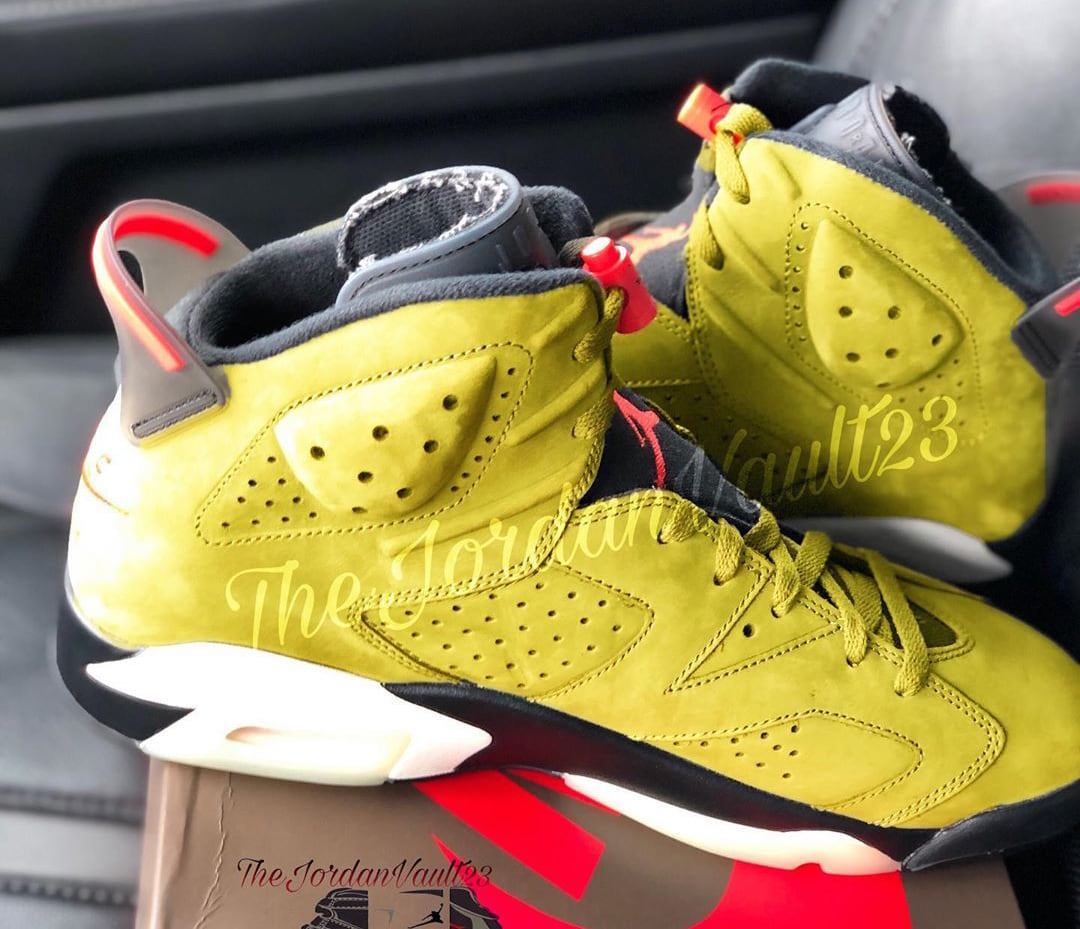 travis scott jordan yellow