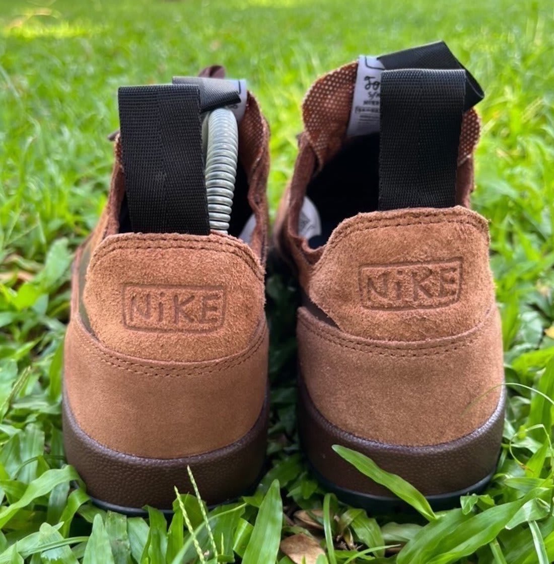 Tom Sachs x Nike General Purpose Shoe Brown Black Release Date DA6672 201 Heel