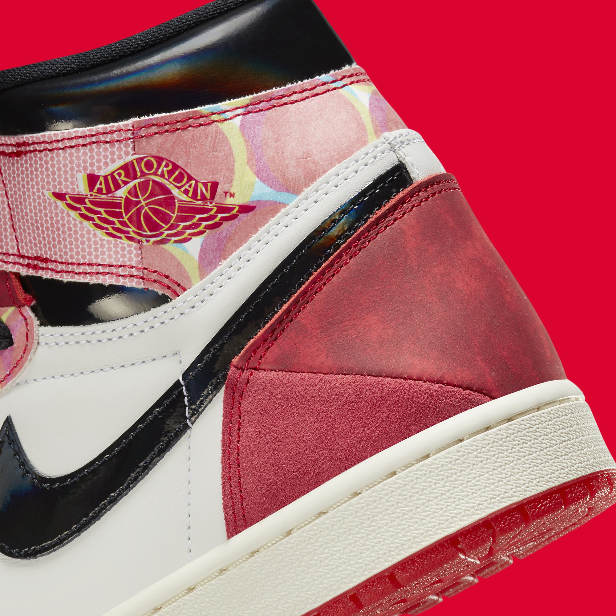 Official Look at the 'Spider Man Across the Spider Verse' Air Jordan 1 Scheduled to drop this month