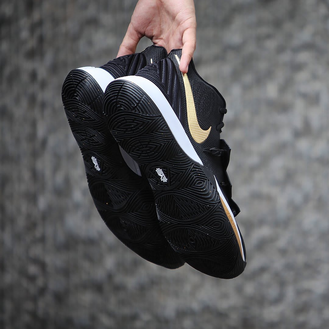 kyrie black and gold