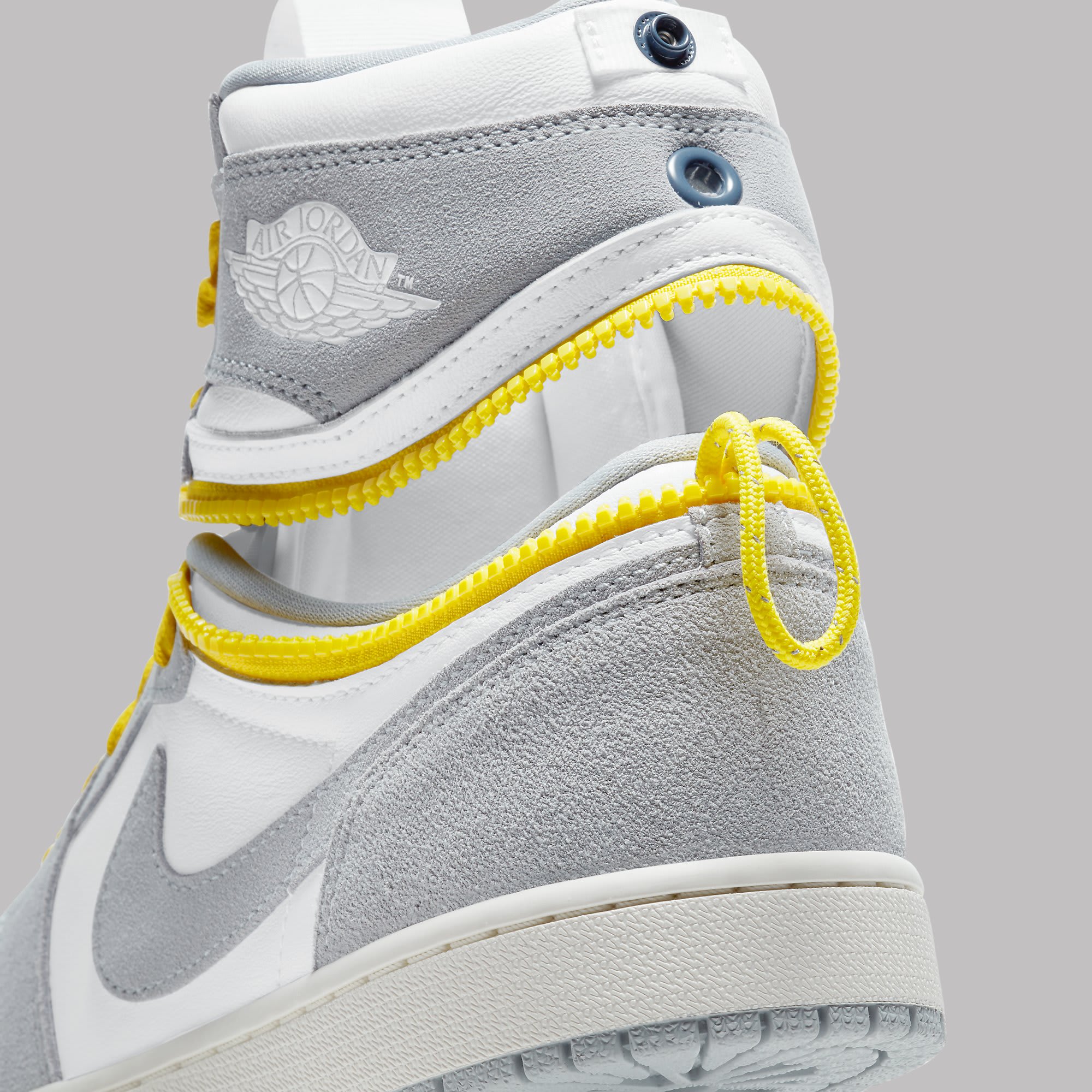 air jordan 1 grey and yellow