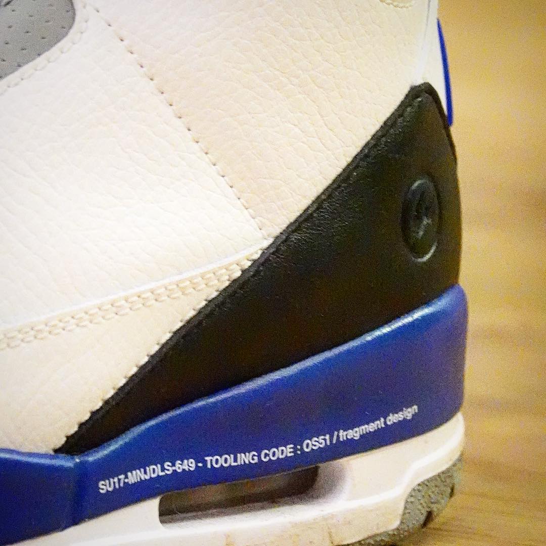 fragment jordan 3 blue