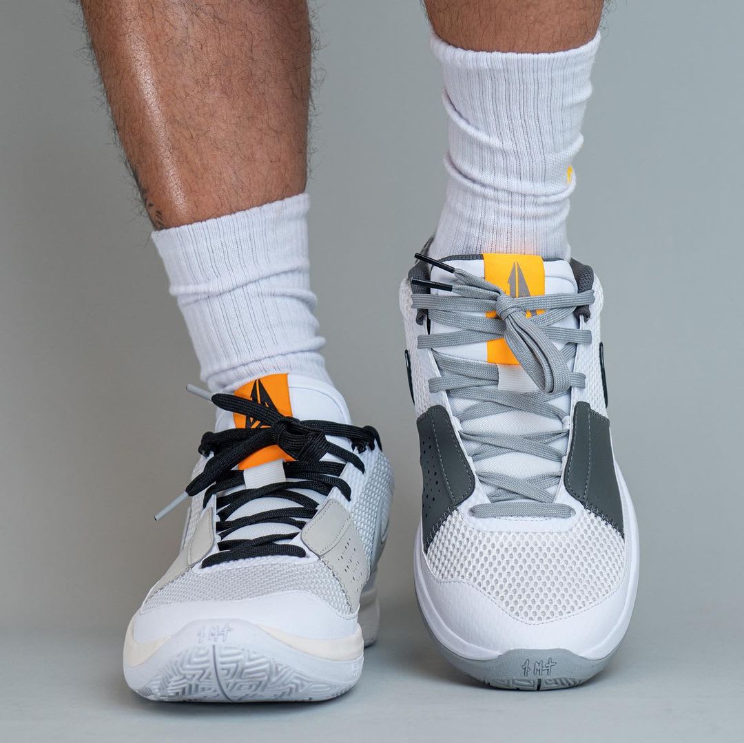 Nike Ja 1 Light Smoke Grey Release Date On-Foot Front DR8785-100