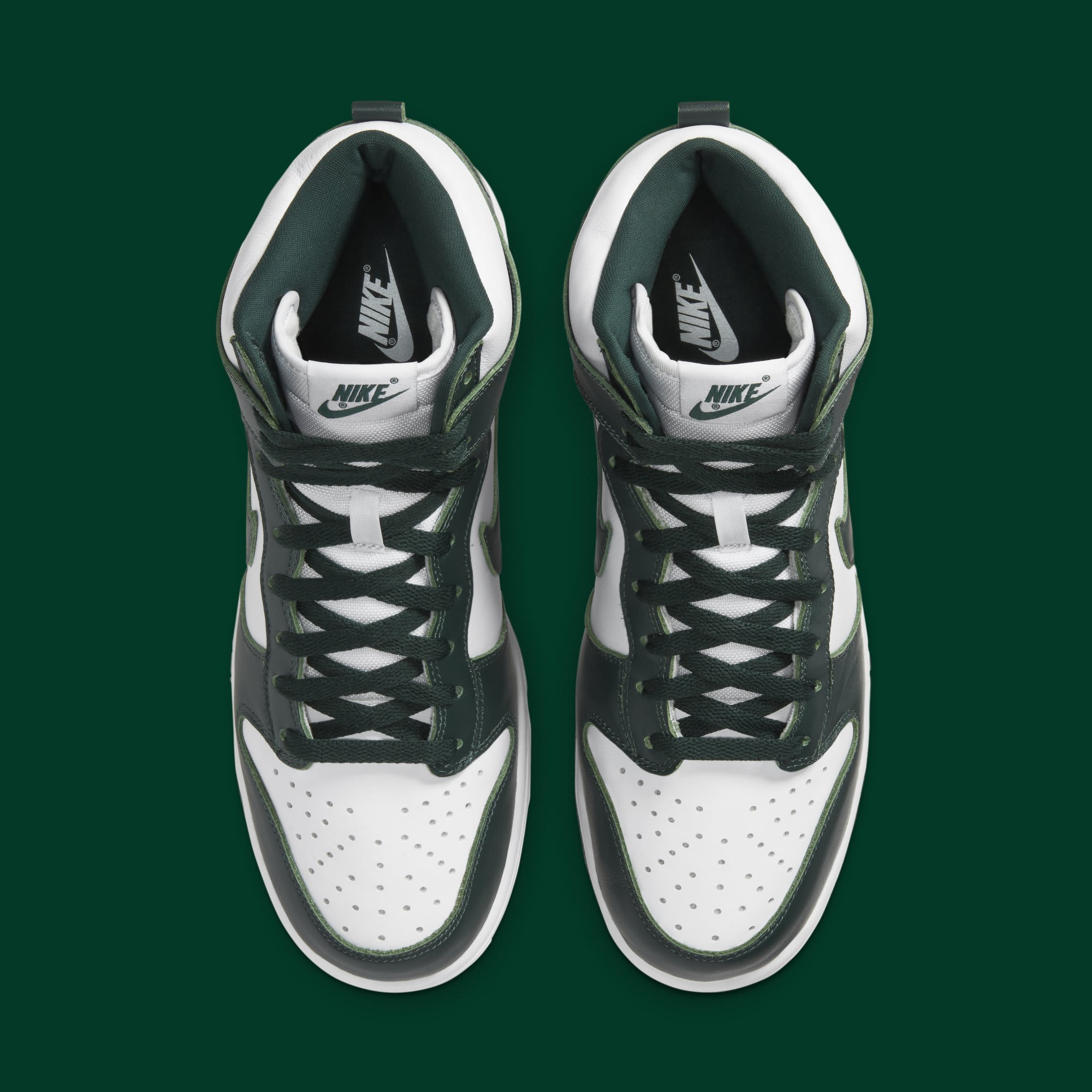 green white dunk high