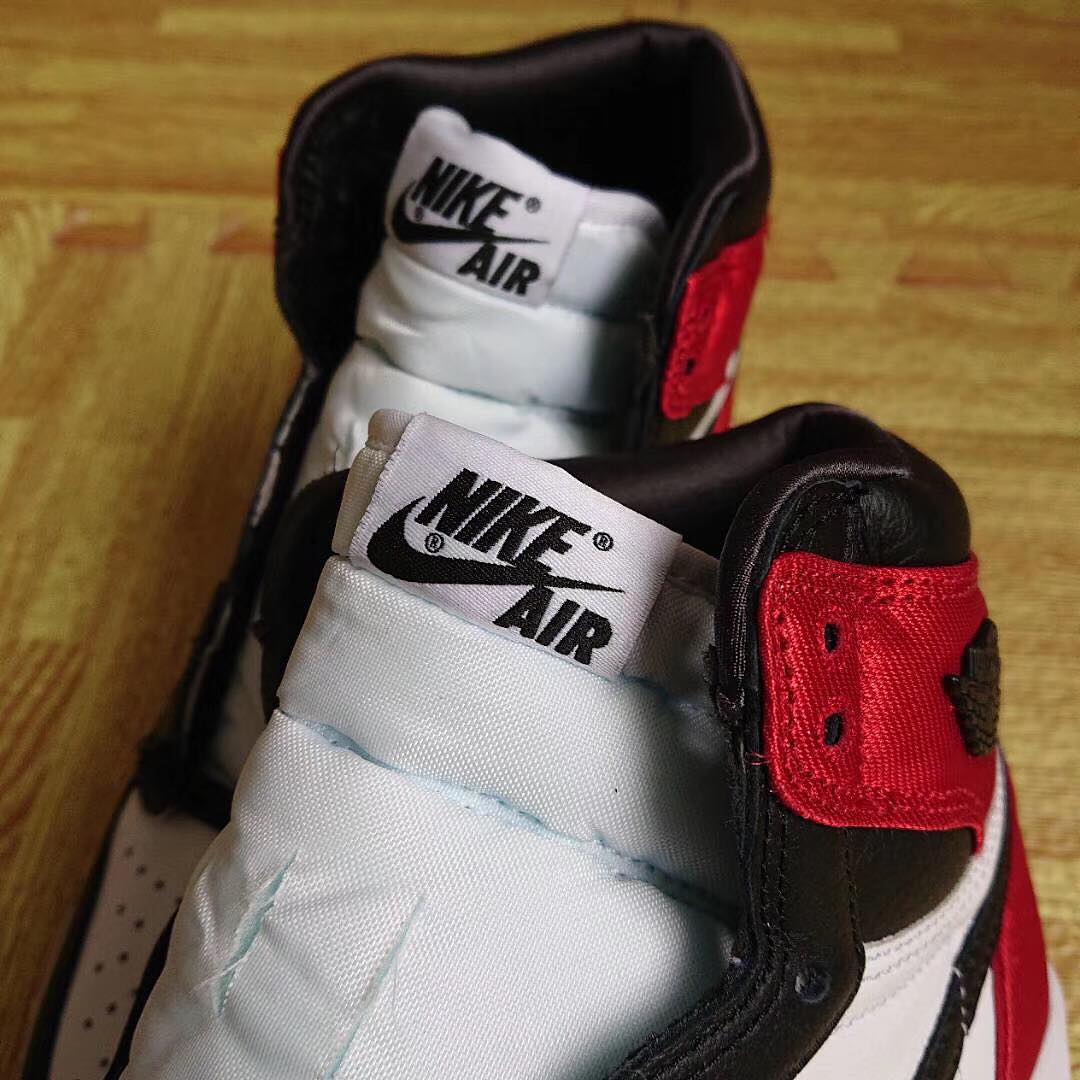 satin black toe 1's