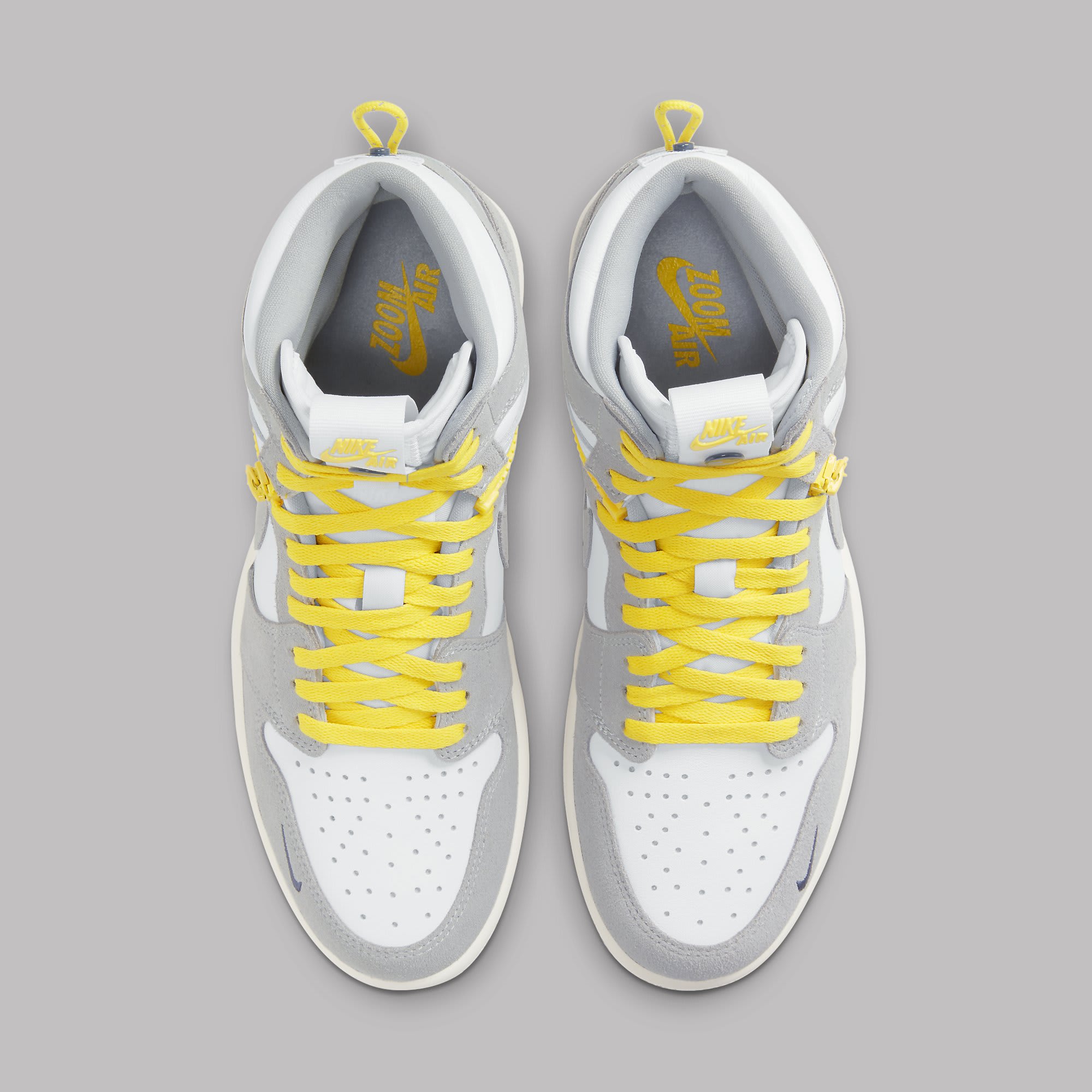 grey and yellow air jordans