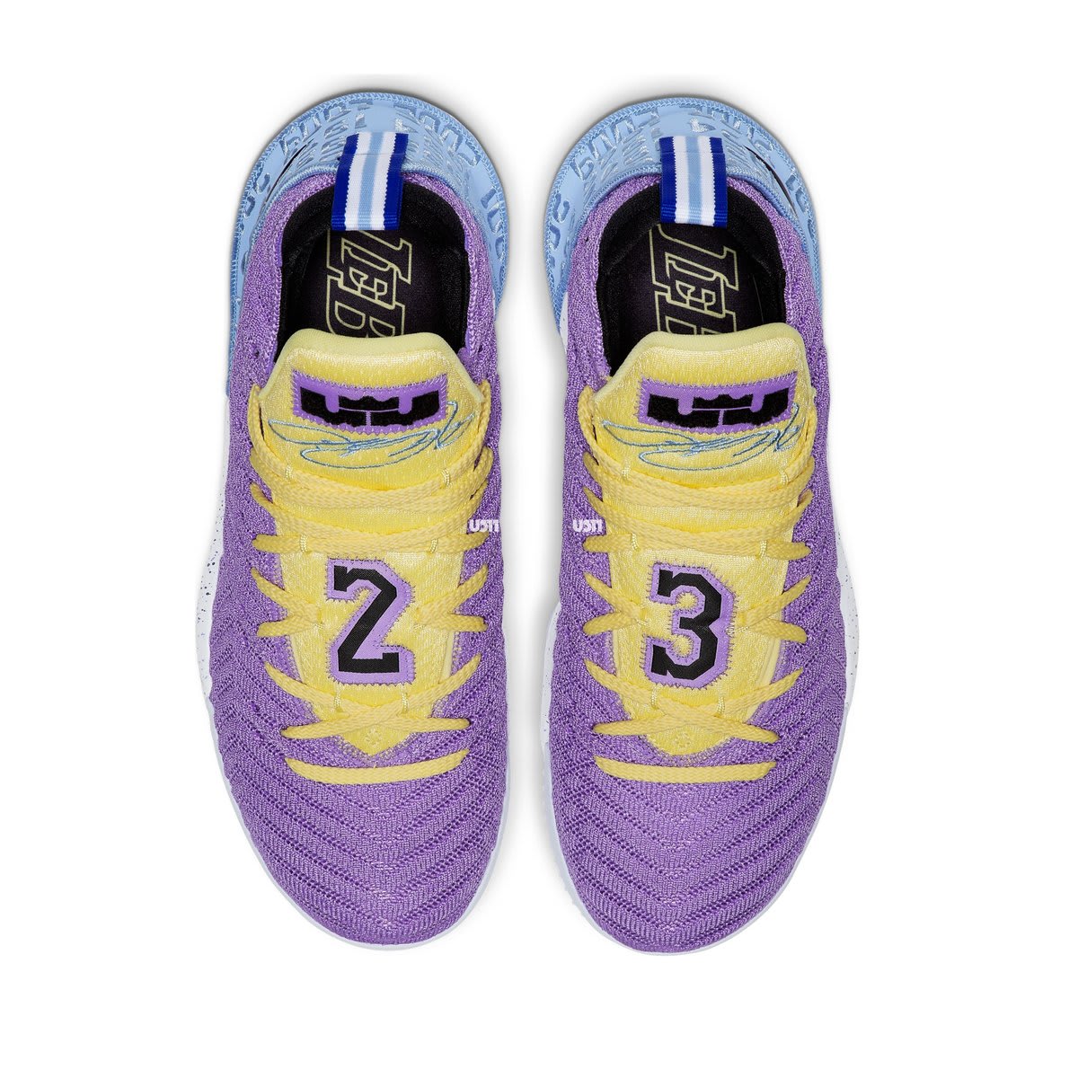 nike lebron 16 purple and gold