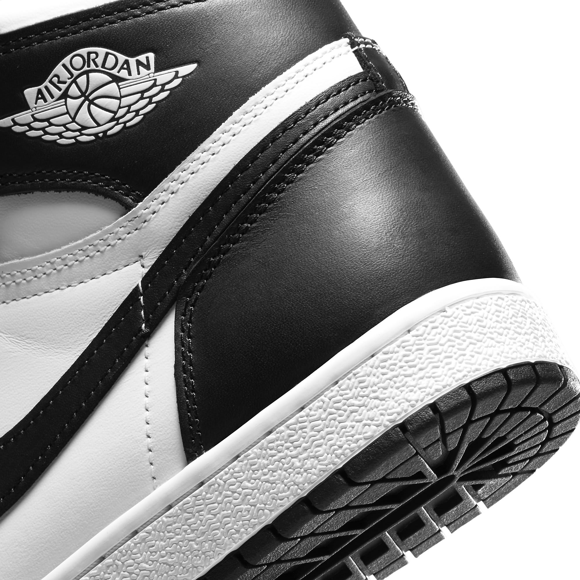 black and white jordan 1's