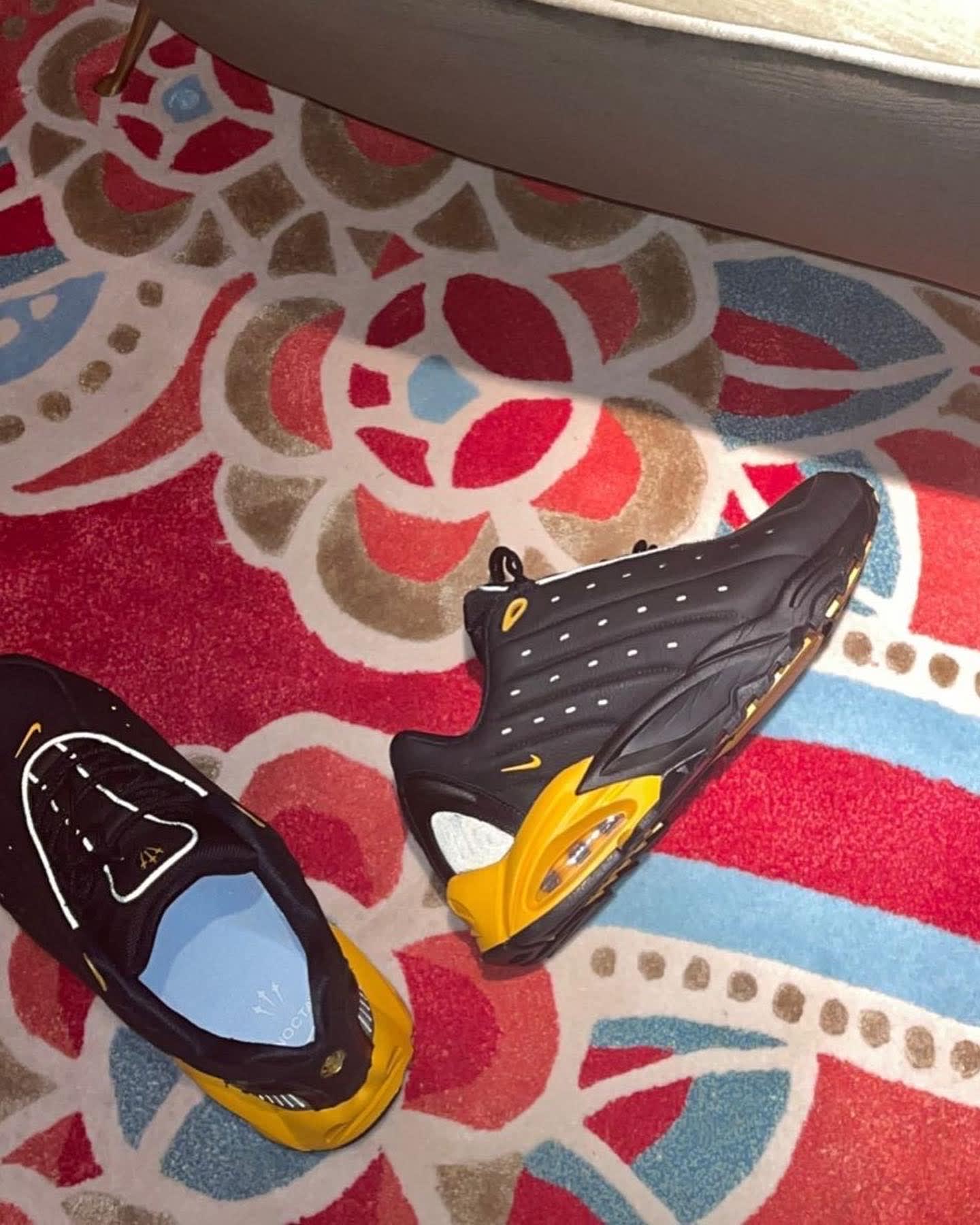 Drake Nike Hot Step Air Terra Black Yellow Gold Release Date