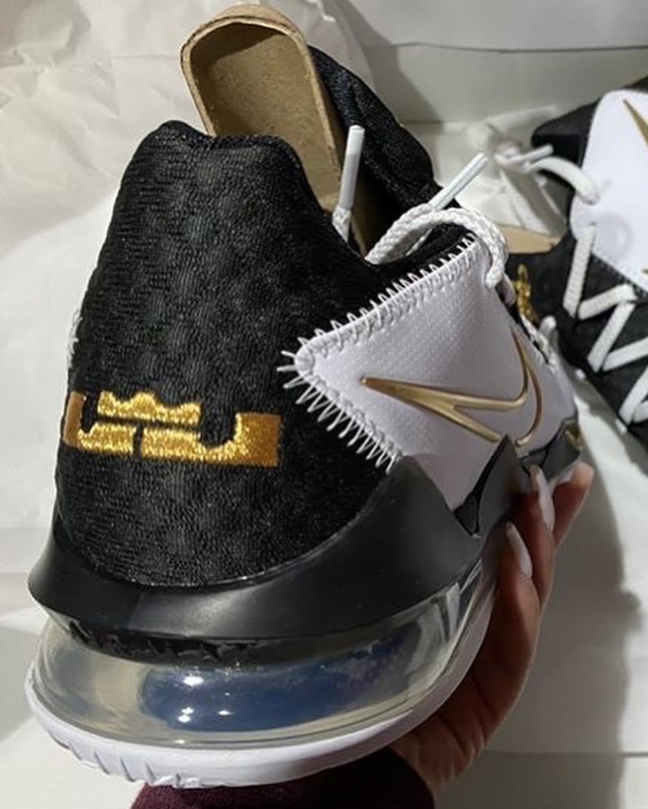 lebron 7 low white metallic gold