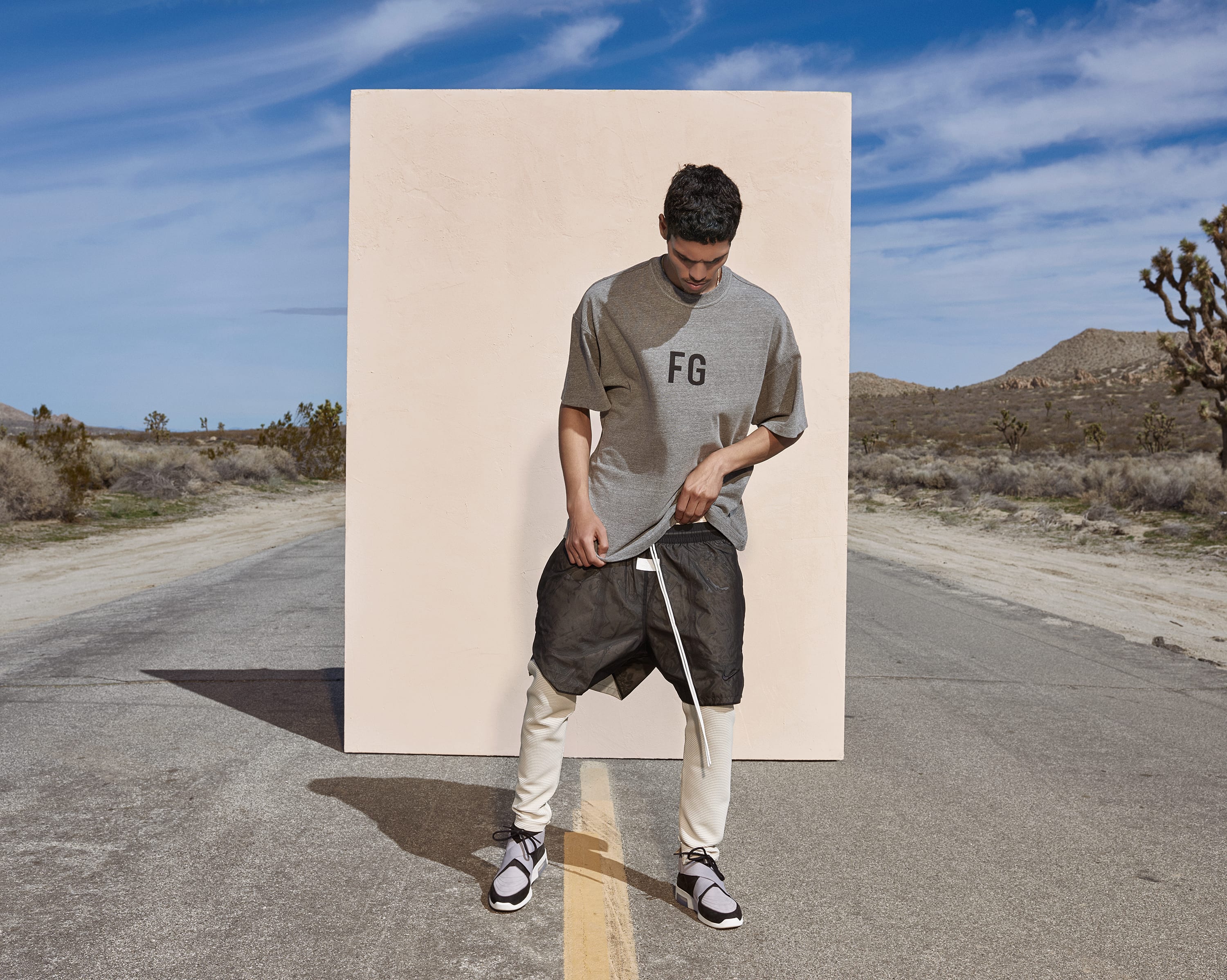 air fear of god raid on feet