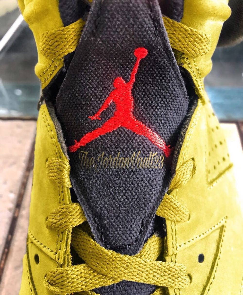 air jordan retro 6 travis scott yellow