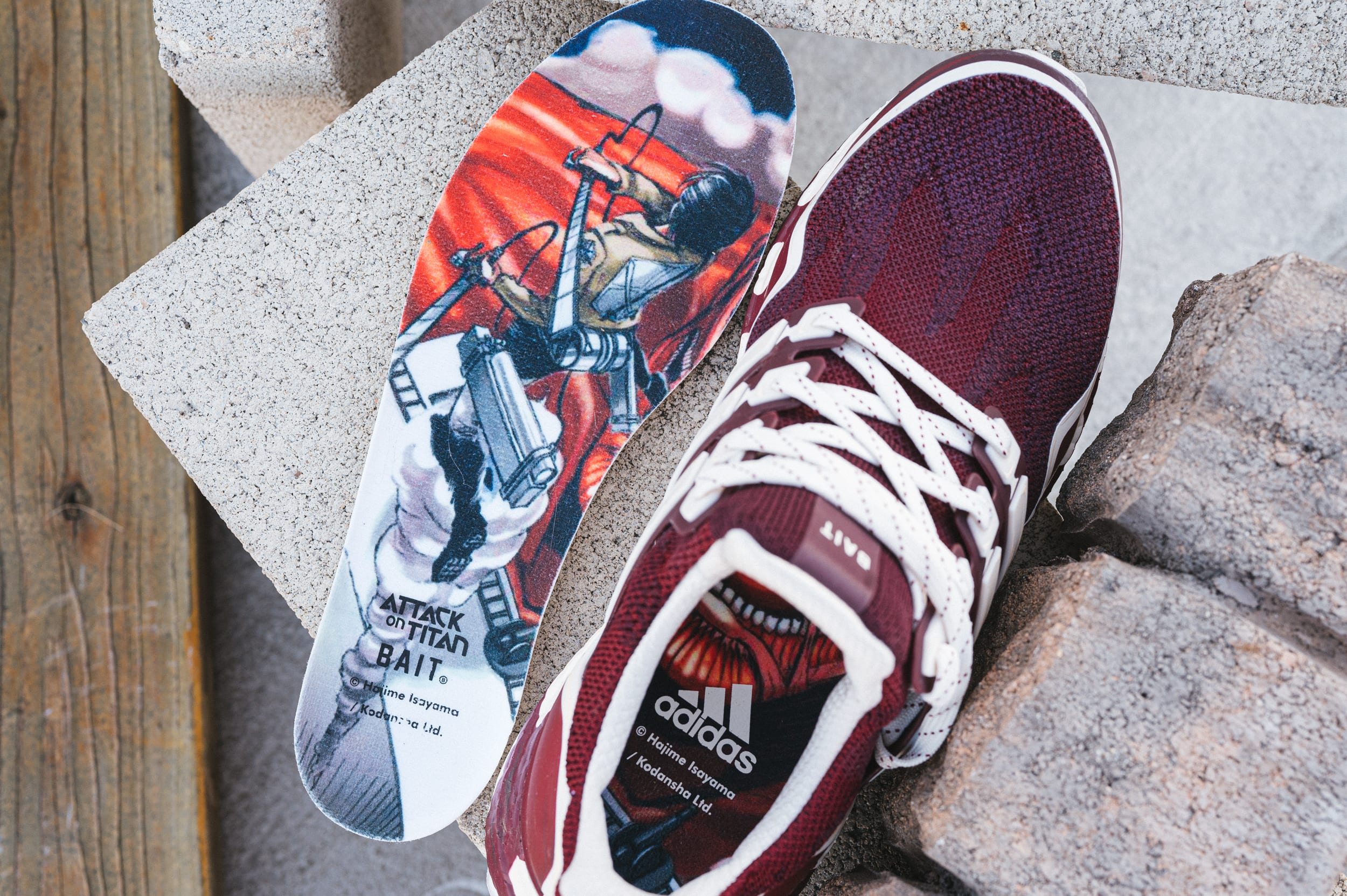 Attack on Titan x Bait x Adidas Ultra Boost Collab Release Date 