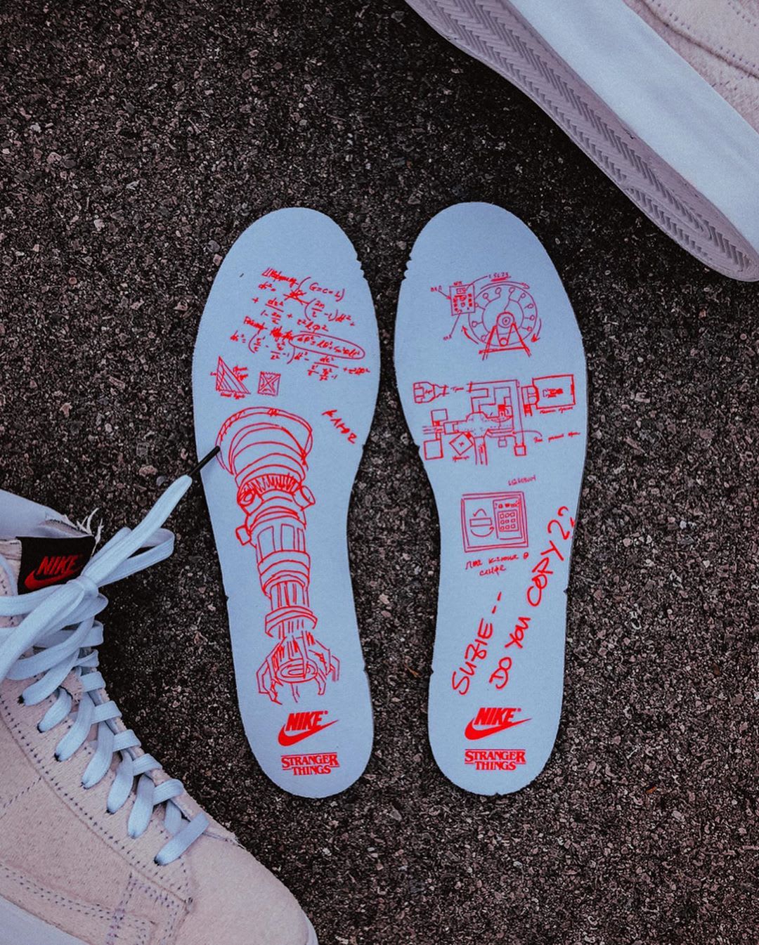 nike stranger things blazer