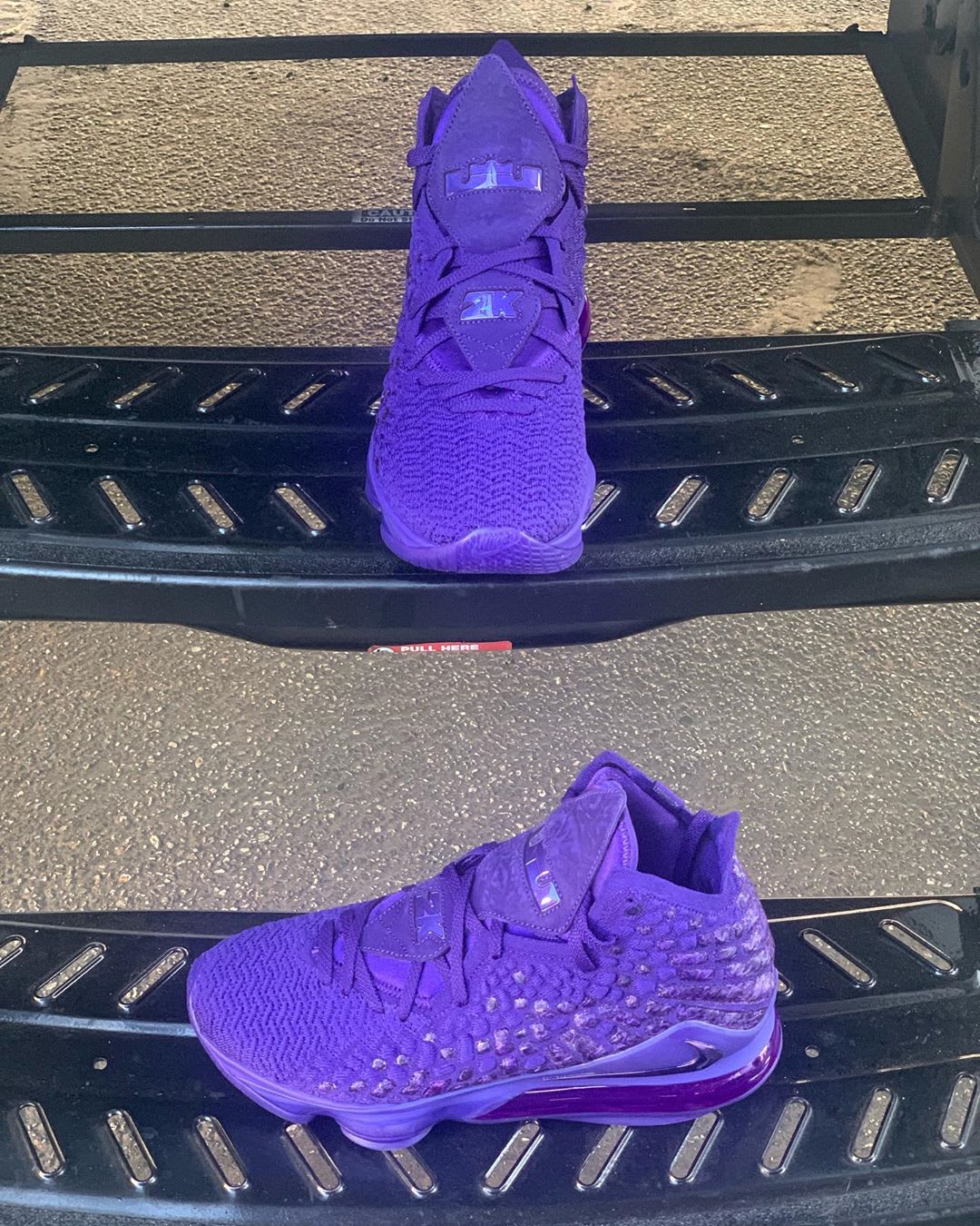 new lebron shoes purple