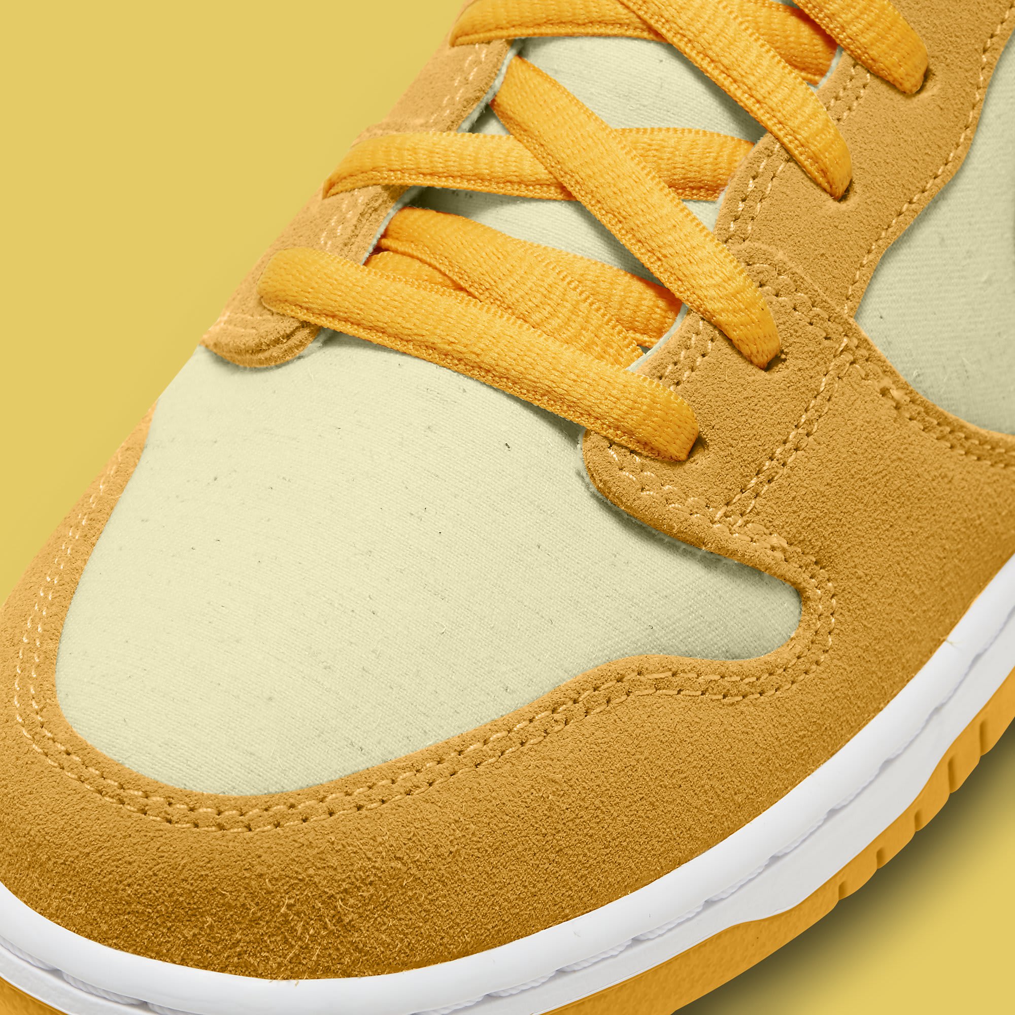 Nike SB Dunk High Pineapple DM0808-700 Toe Detail