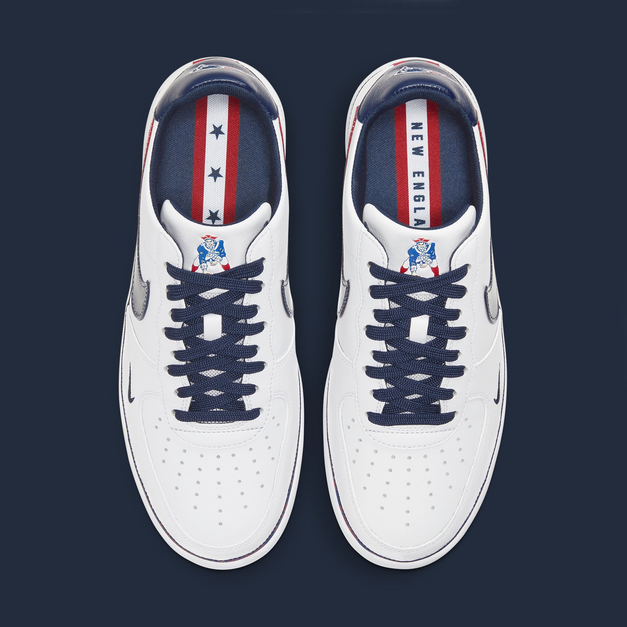 patriots nike air force 1 sneaker