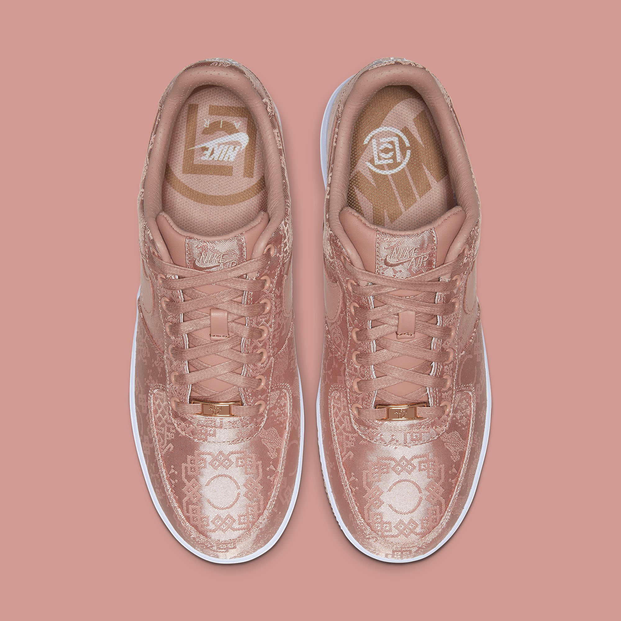 clot x nike air force 1 low rose gold clot x nike air force 1 low rose gold