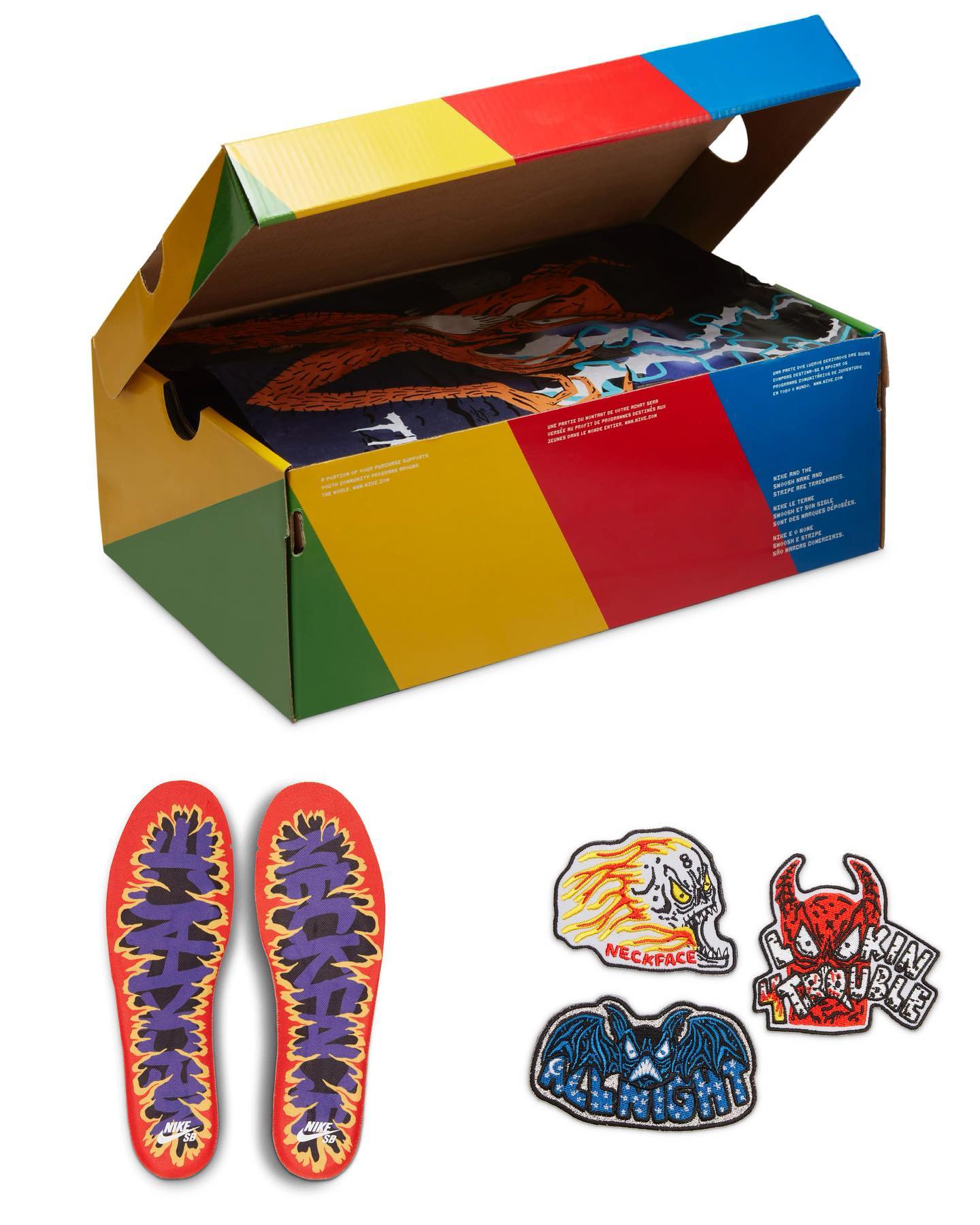 Quagga Pacific Islands Psychologically Neckface Nike SB Dunk Low Collaboration Release Date DQ4488-001 | Sole  Collector