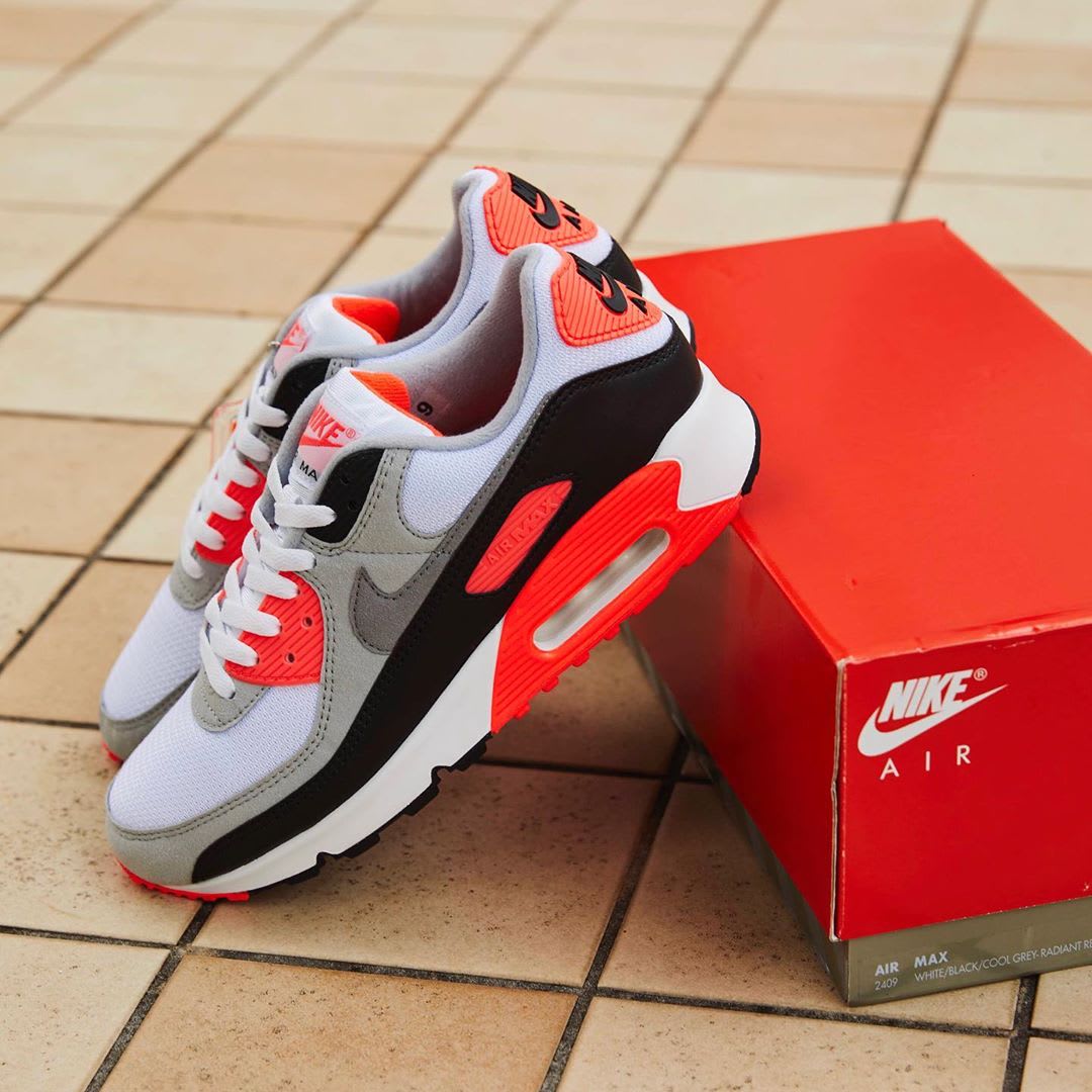 nike air max 90 og red