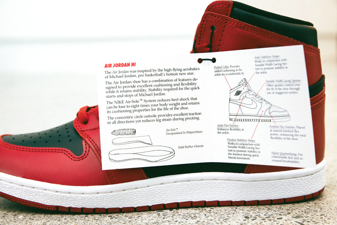 air jordan 1 heel height