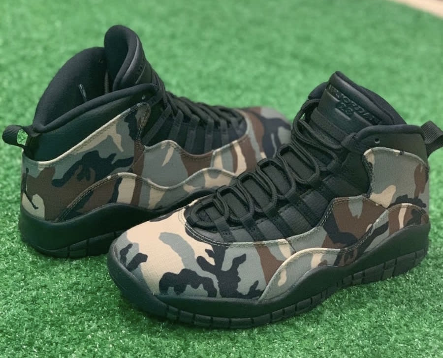 jordan 10 woodland camo