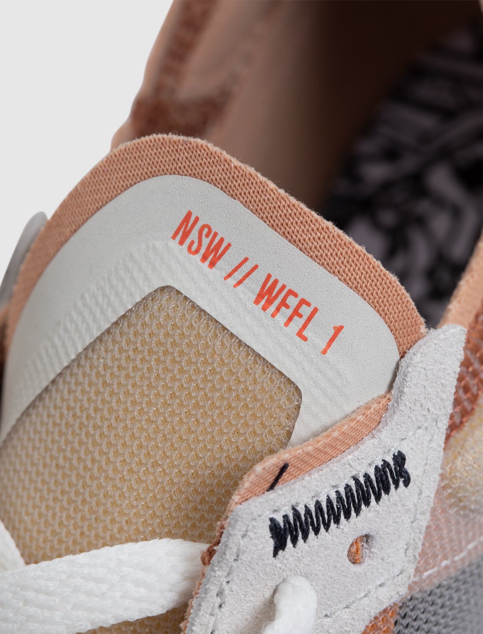 Whitaker Group x Nike Waffle One Release Date Tongue Detail