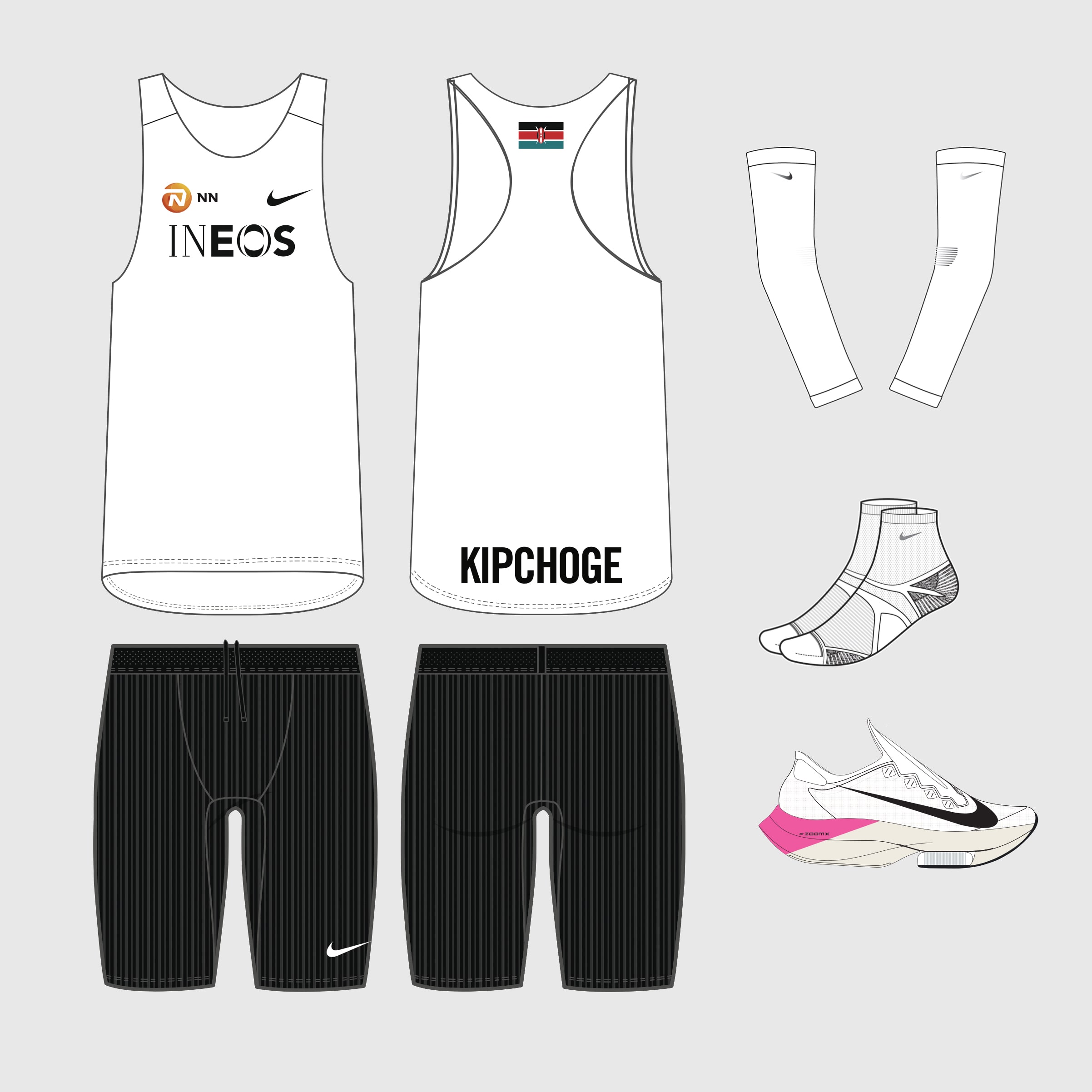 nike aeroswift half tights