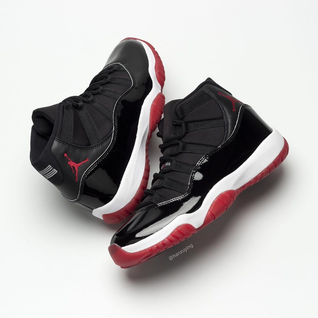 De Air Jordan 11 'Bred' maakt een 