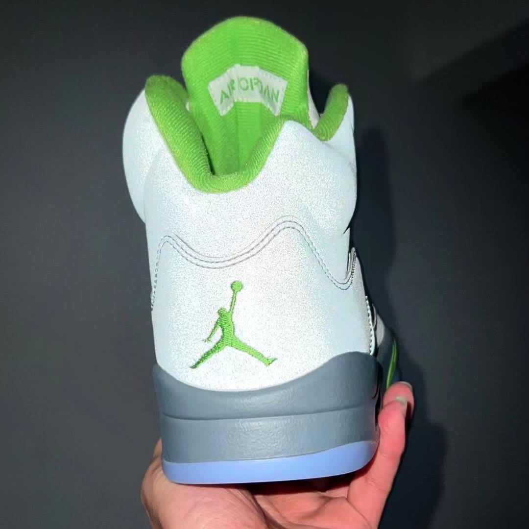 jordan retro 5 green bean