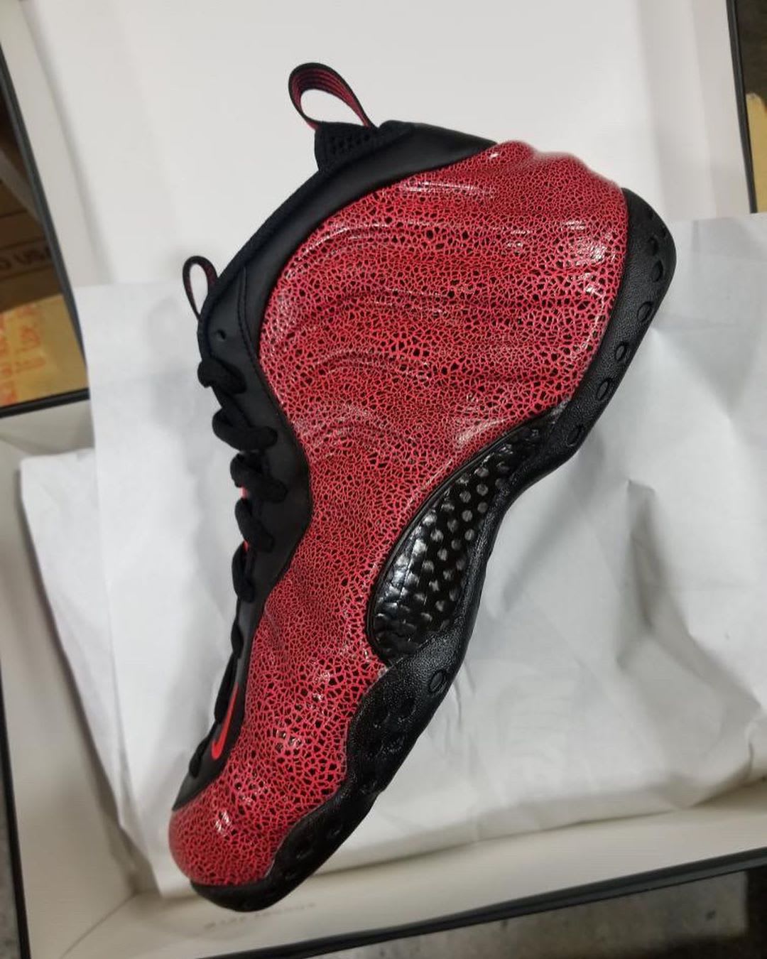 red and black foams 2020