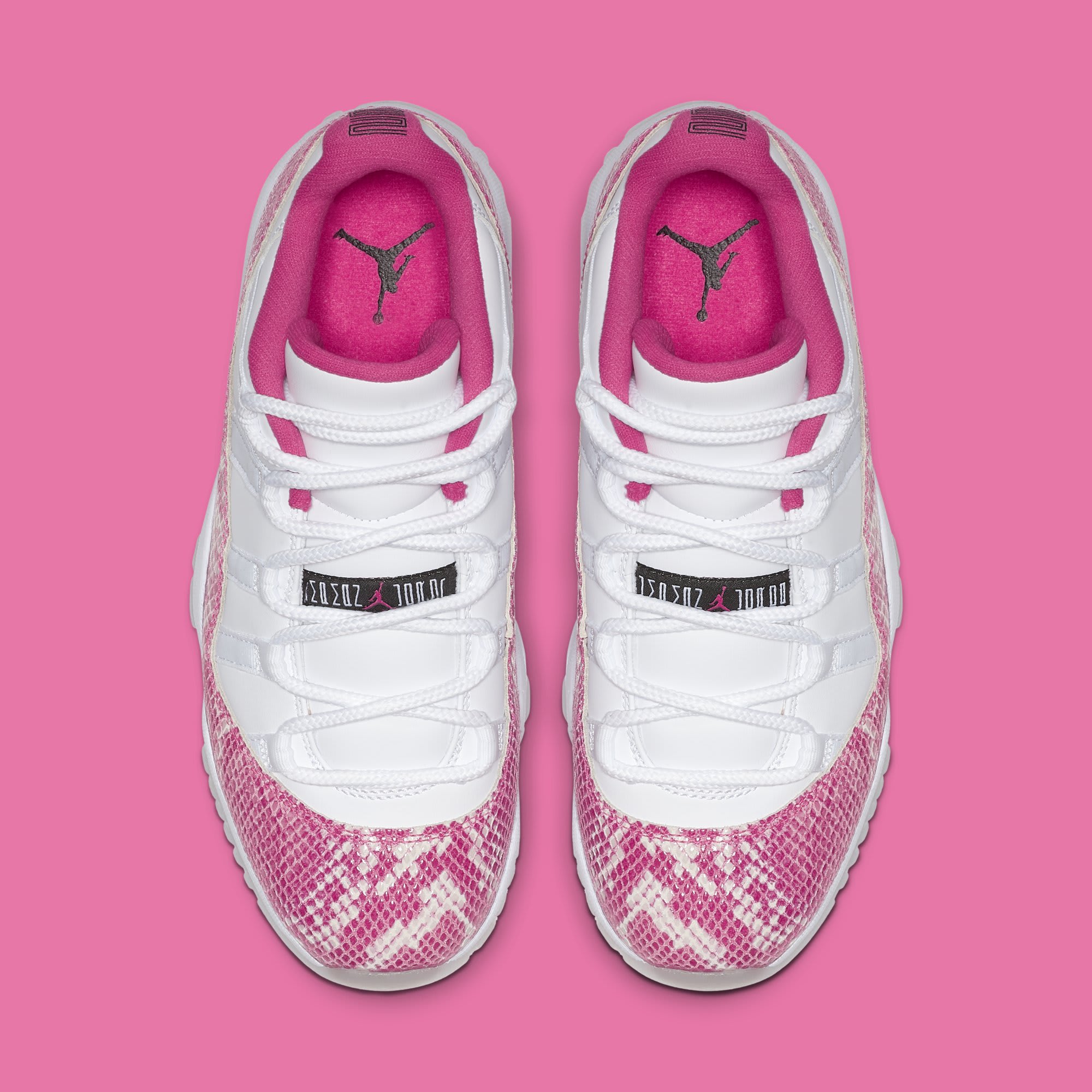 jordan 11 snakeskin pink grade school