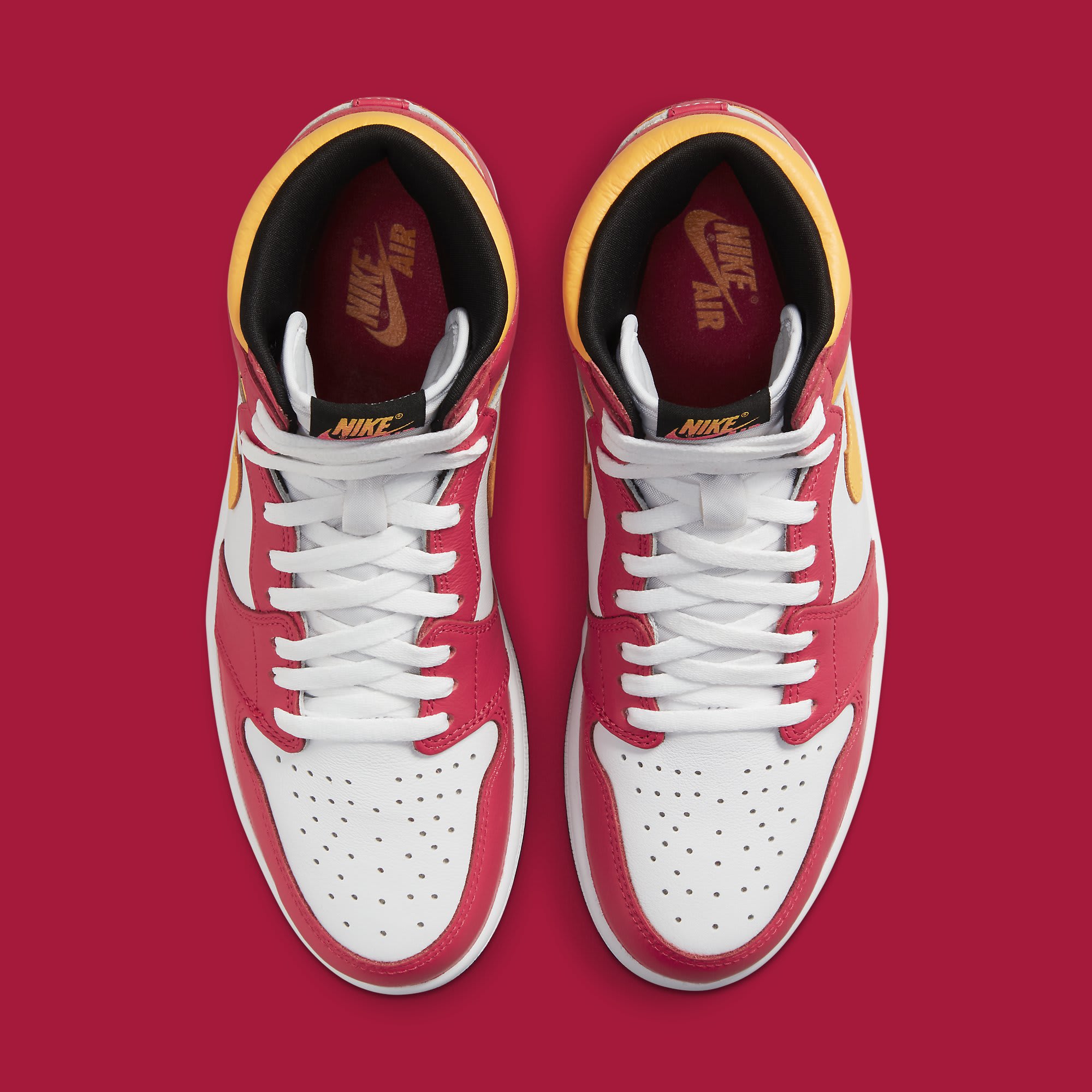 fusion red air jordan 1