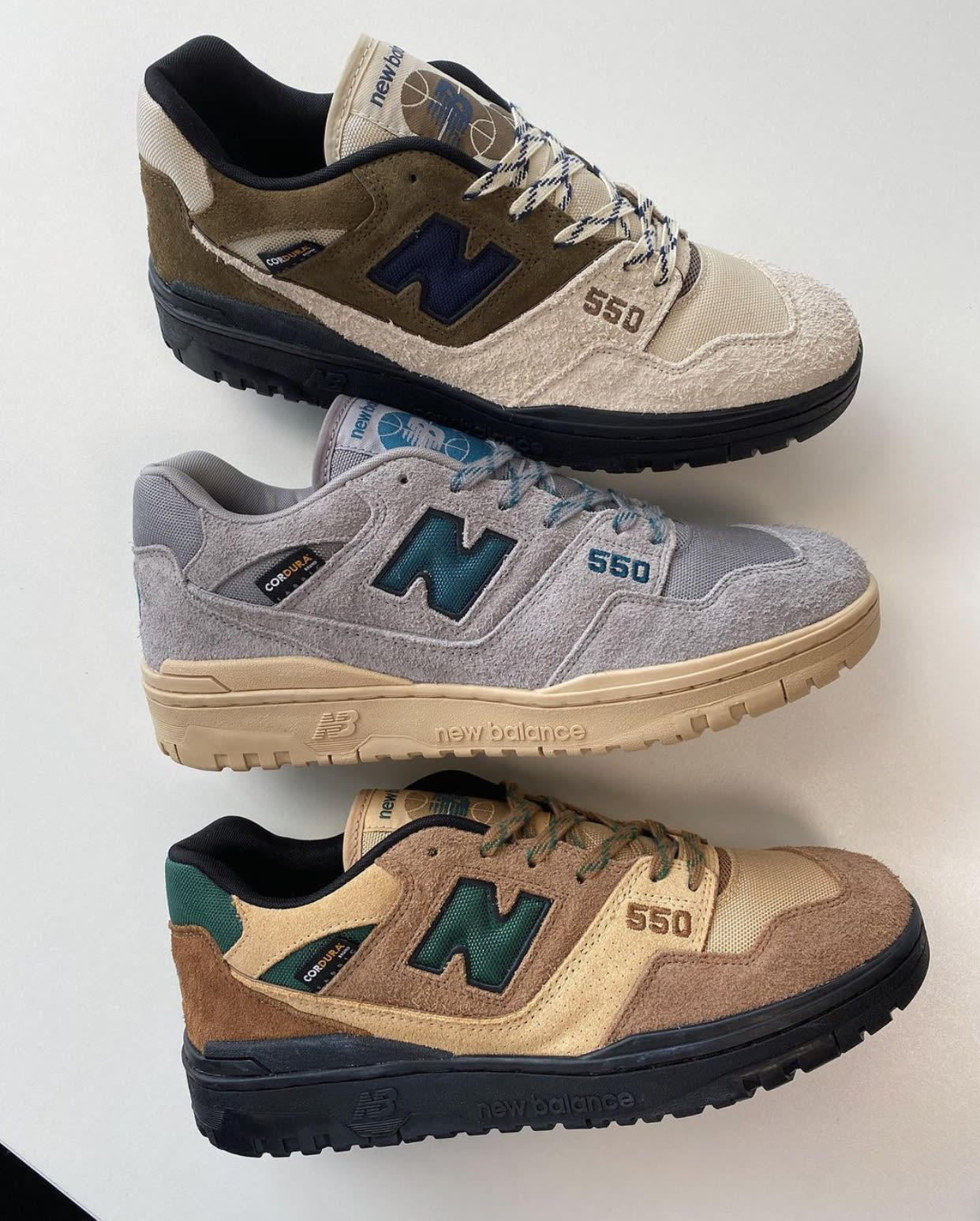 Size? x New Balance 550 Collaboration First Look