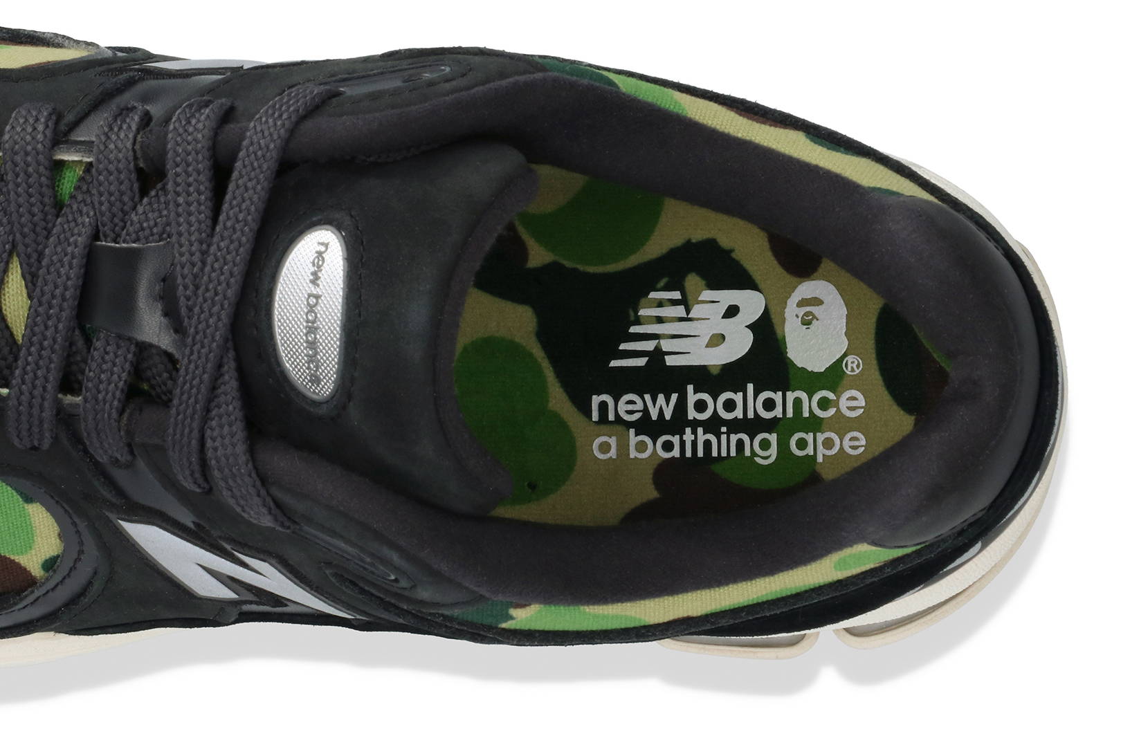 Bape x New Balance 2002R Green Camo Top