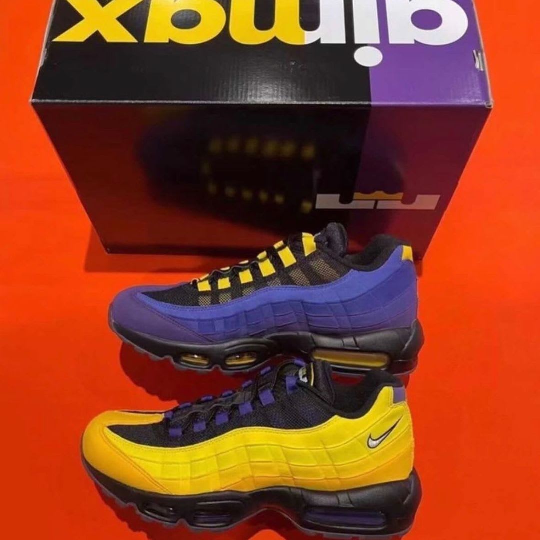 Nike Air Max 95 LeBron Lakers Release Date CZ3624-001