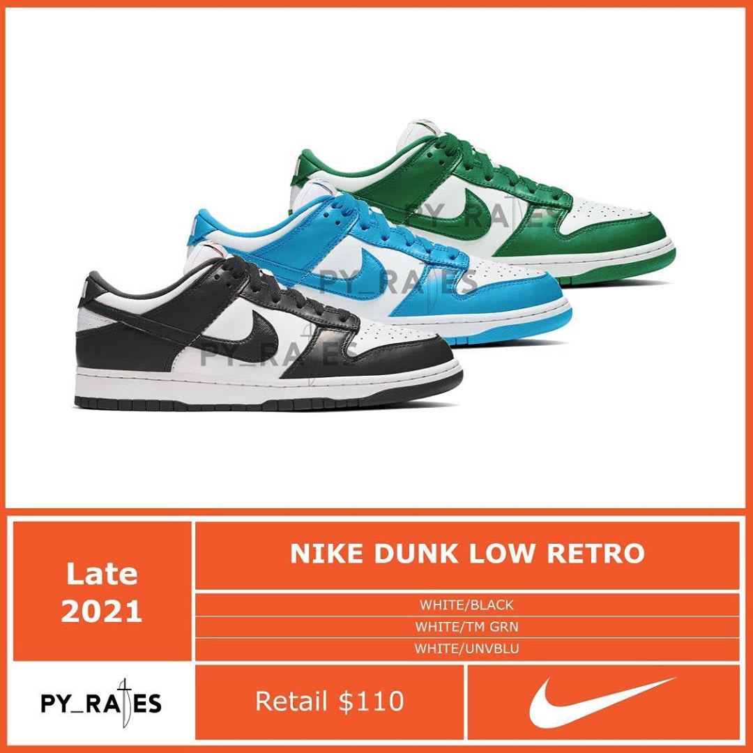 dunk low drop 2021