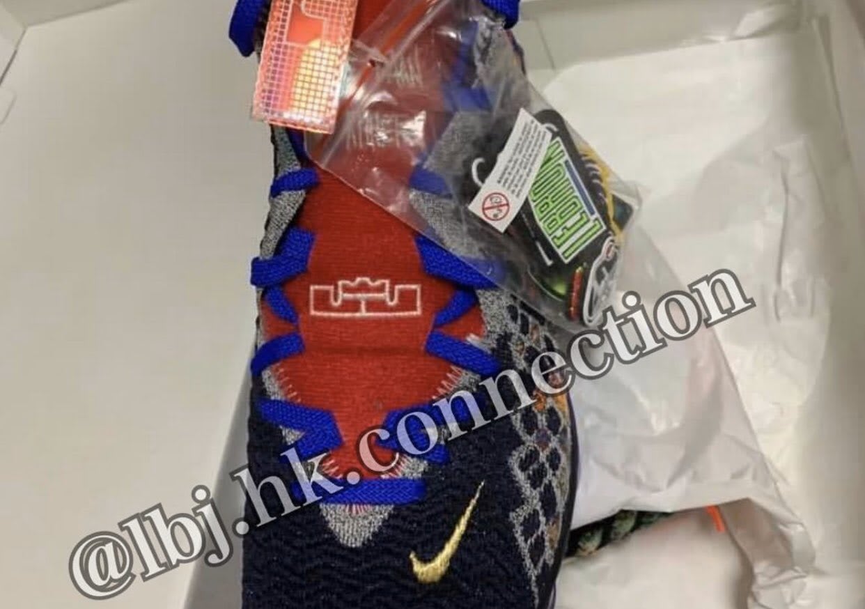 Nike LeBron 17 What The Release Date CV8079-900 Tongue