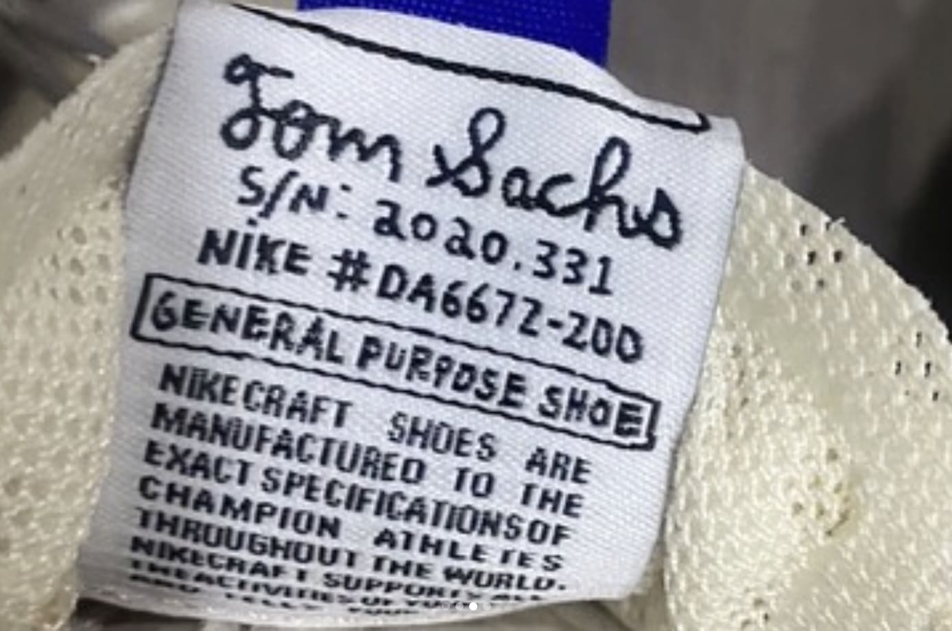 Tom Sachs x Nike General Purpose Shoe DA6672 200