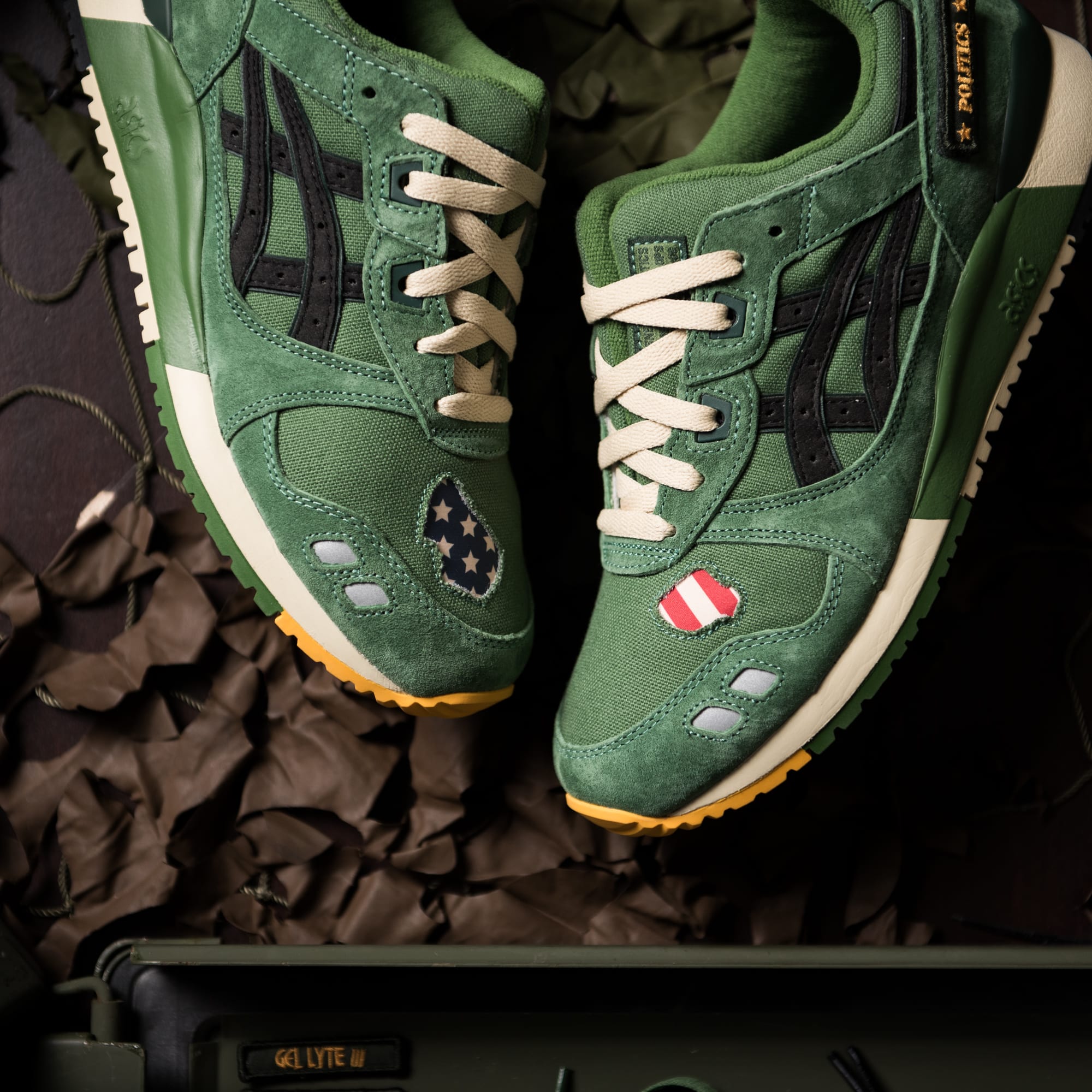 Sneaker Politics x Asics GelLyte 3 'Always Ready' Release Date Sole