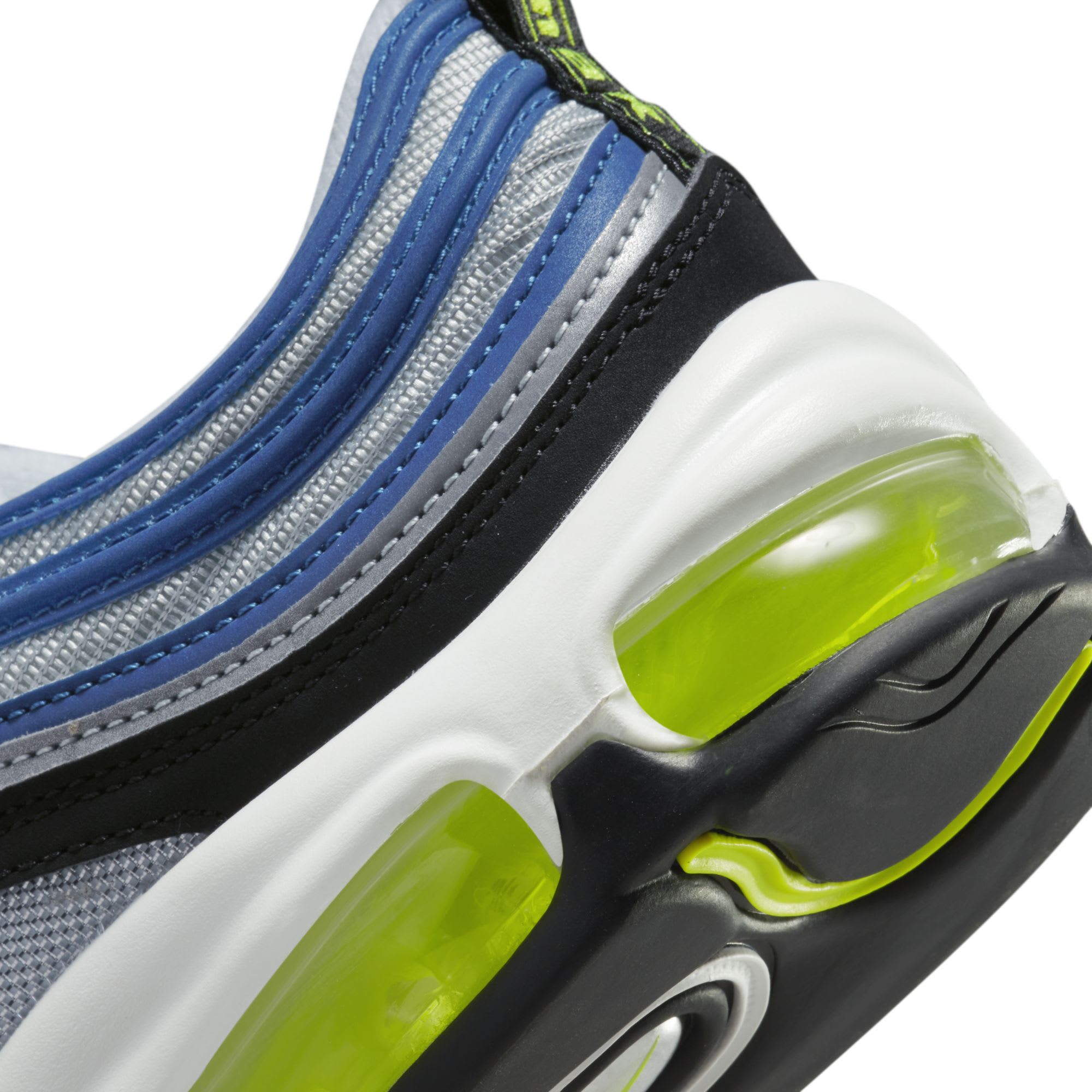 Nike Air Max 97 Neon/Atlantic Blue Heel