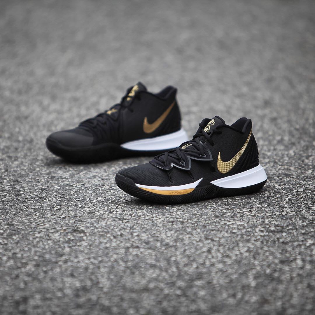 black gold kyrie 5