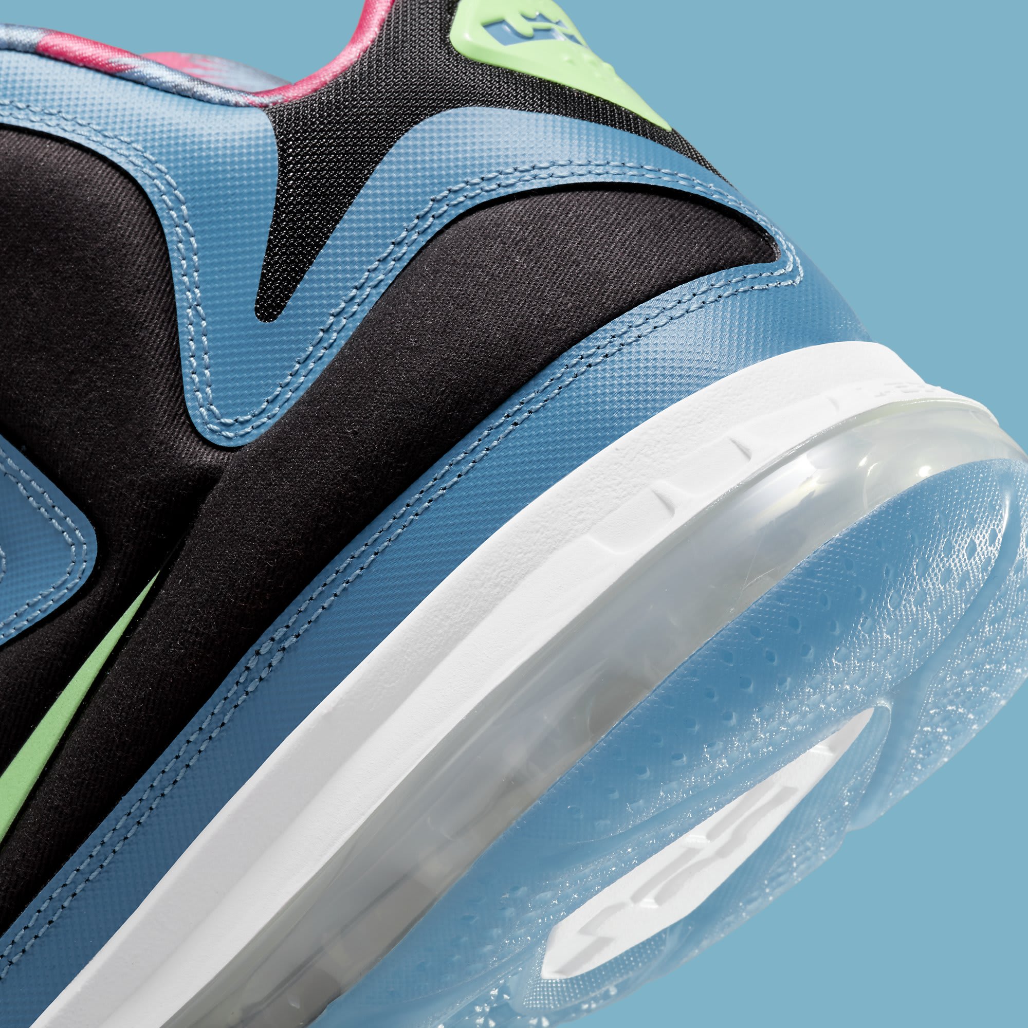 Nike LeBron 9 IX South Coast DO5838-001 Release Date Heel Detail