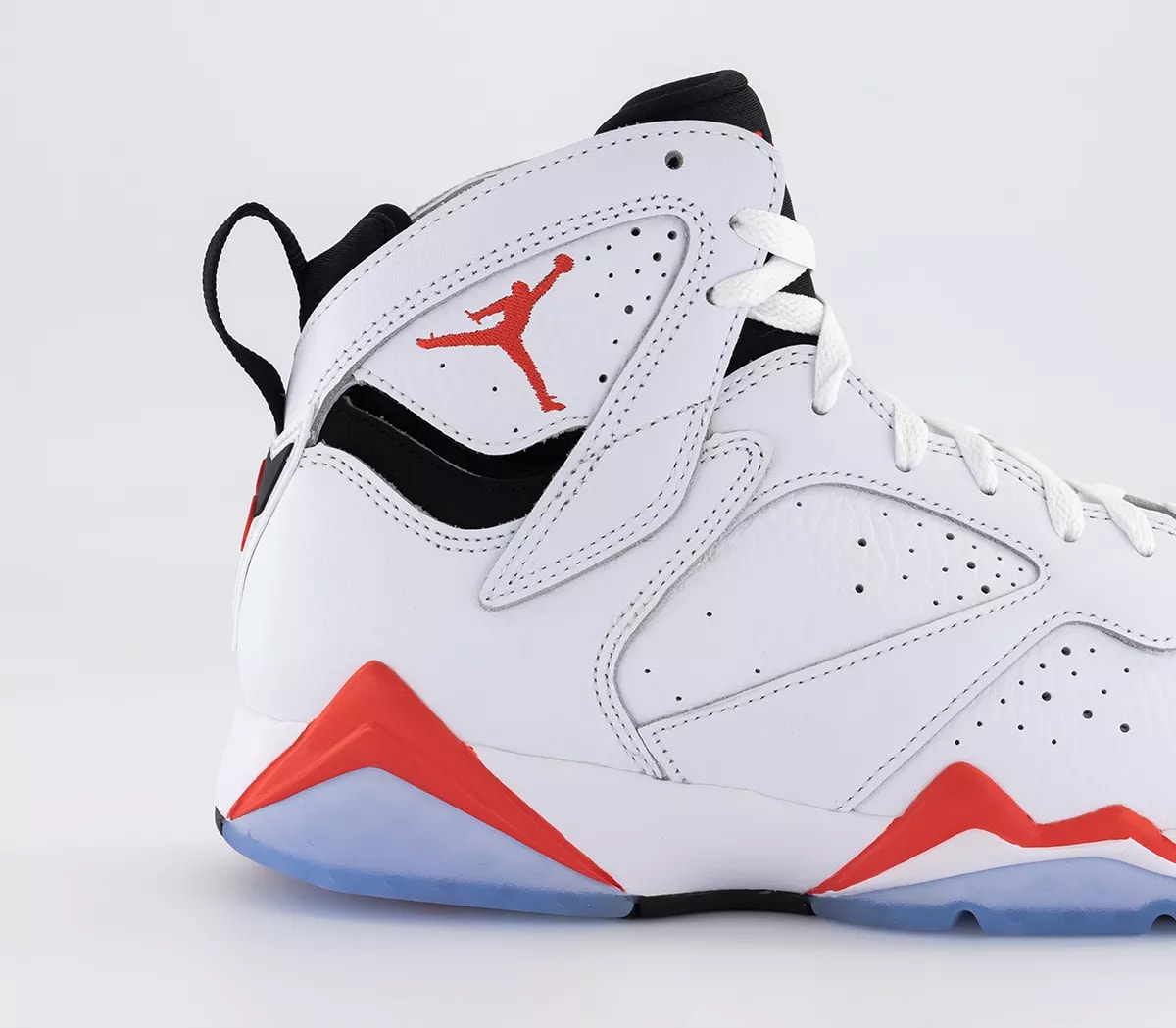 Air Jordan 7 VII White Infrared Release Date CU9307-160 Collar