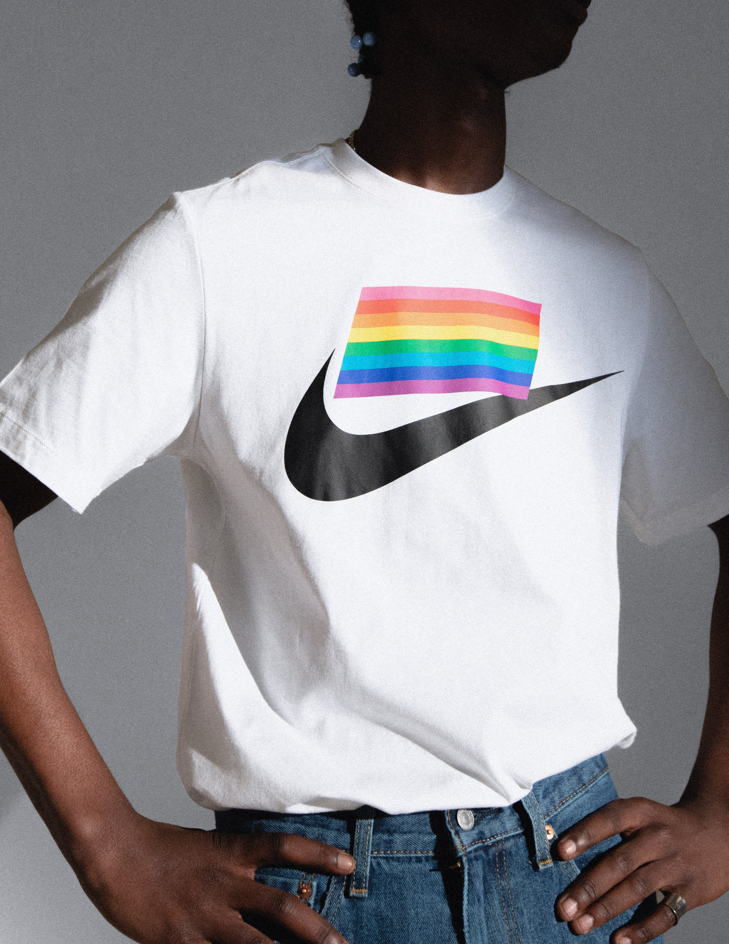 nike rainbow tee