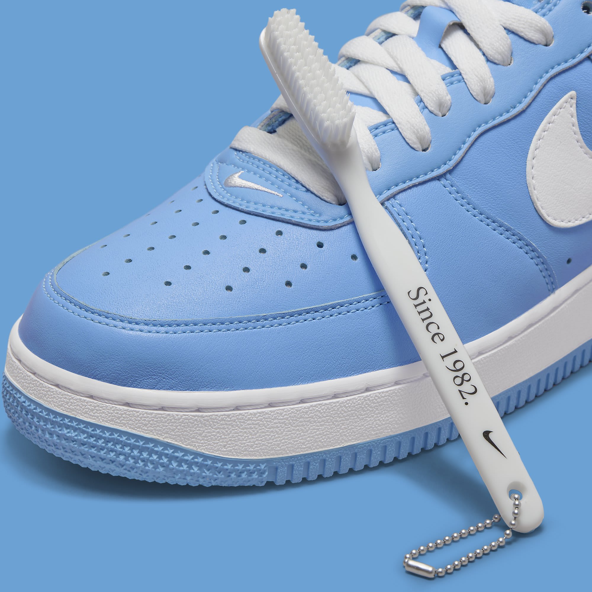 Nike Air Force 1 Low University Blue 'Color of the Month' DM0576 400 Toothbrush