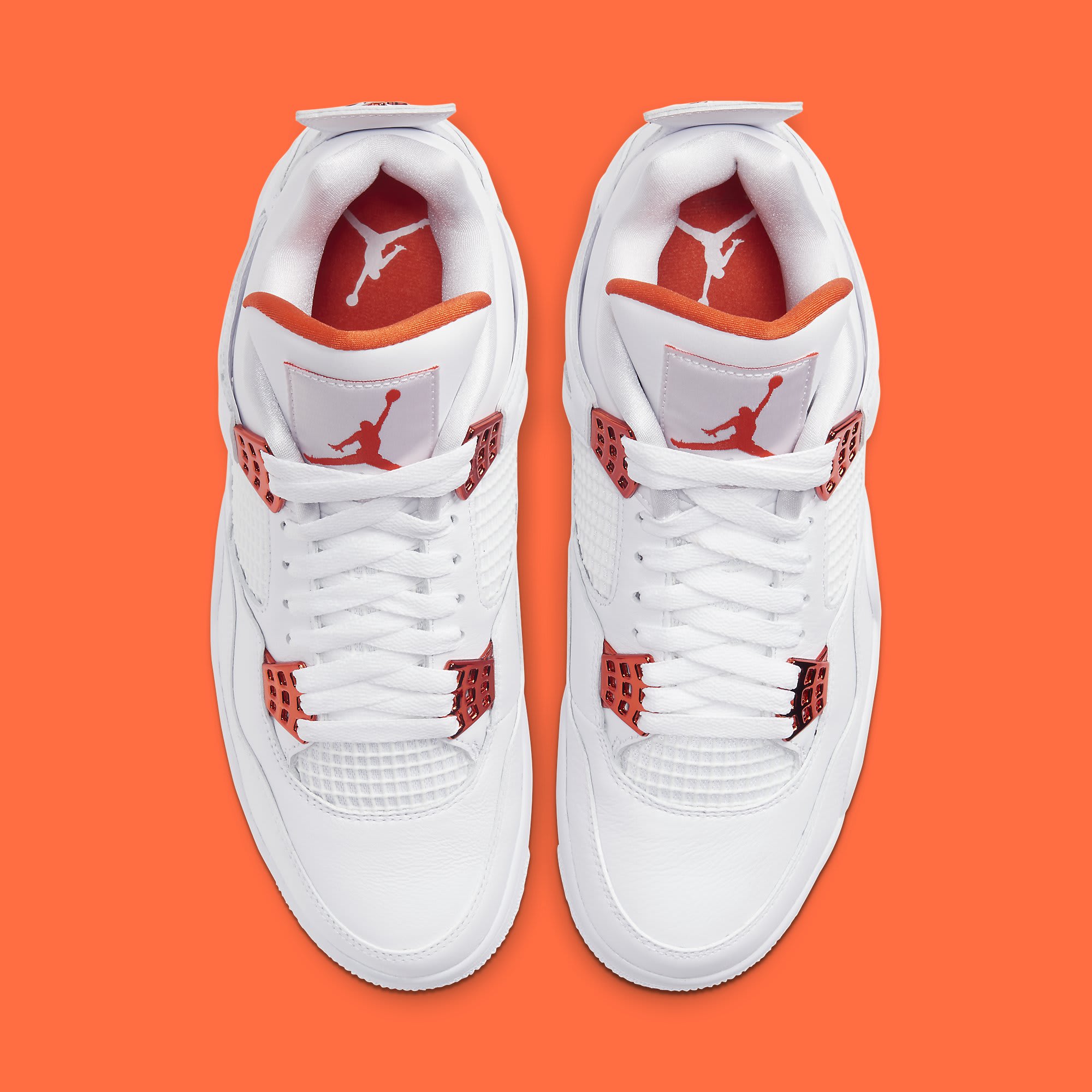 orange jordans 4